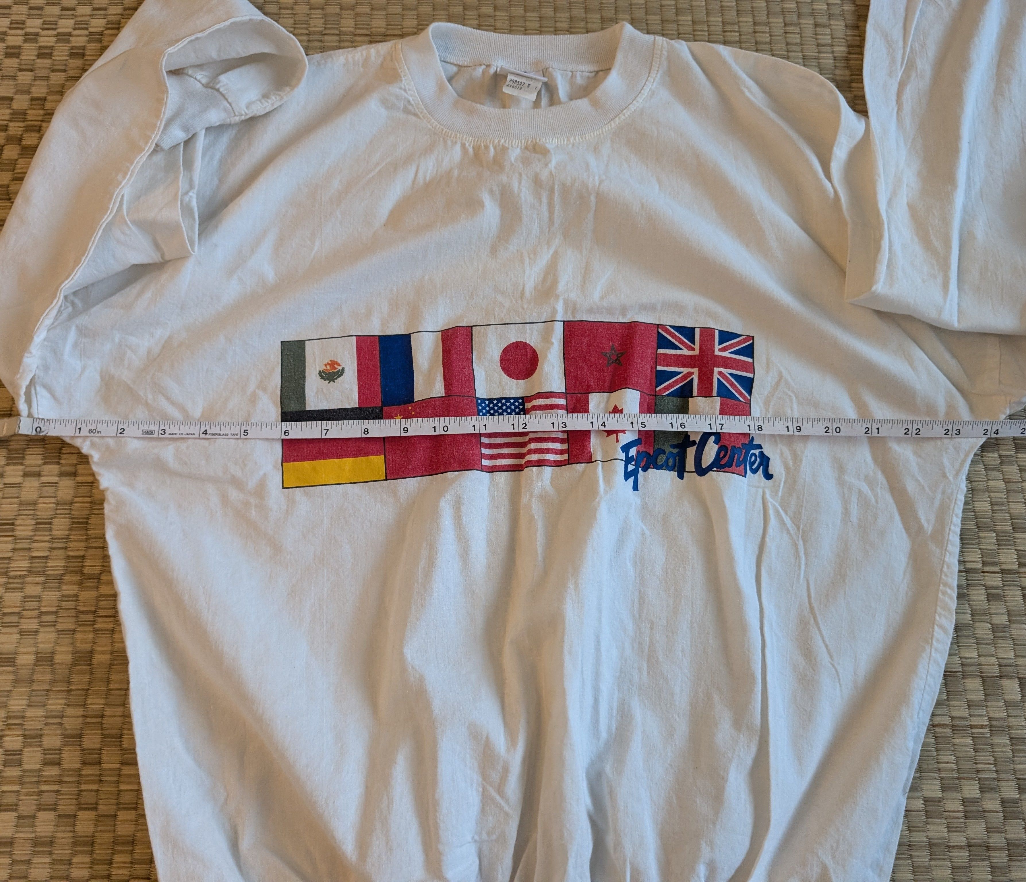 Disney RARE Walt Disney World Epcot Center 1982 Vintage LS T-Shirt Size US L / EU 52-54 / 3 - 5 Thumbnail