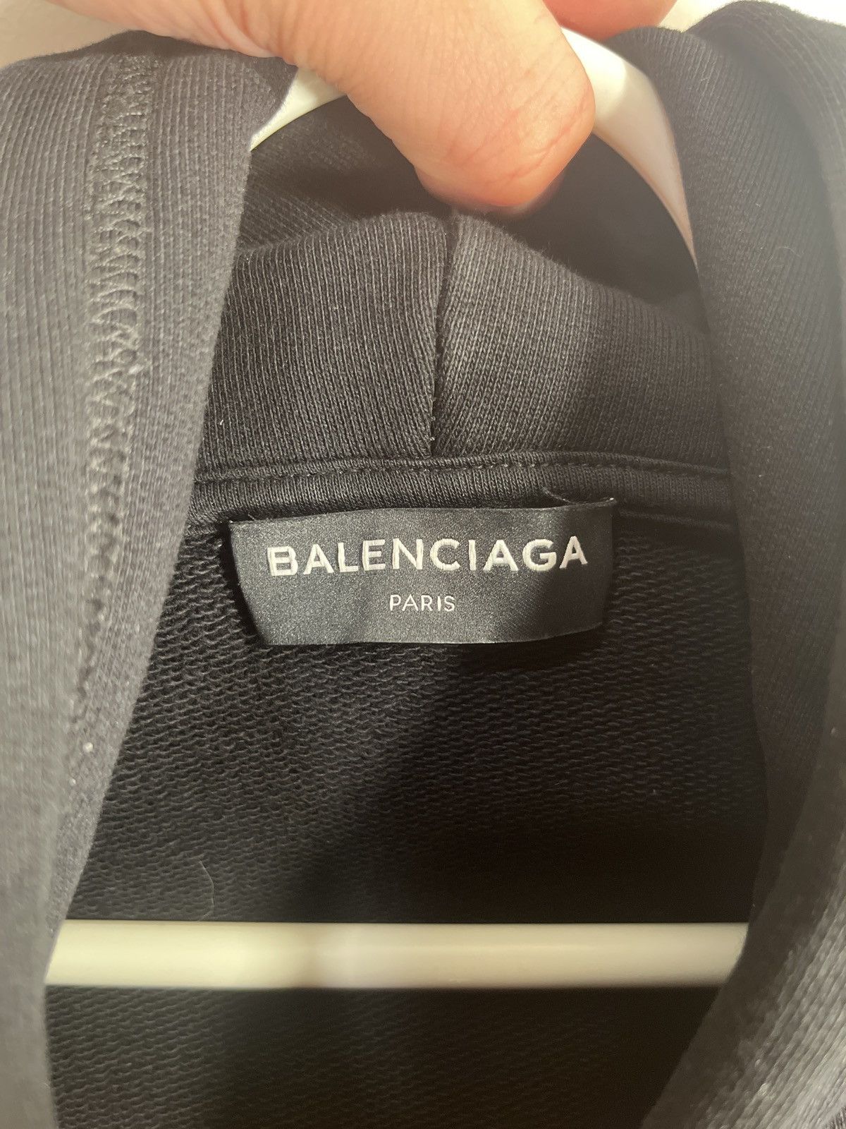 Balenciaga Balenciaga Sinners black hoodie Size US L / EU 52-54 / 3 - 4 Thumbnail
