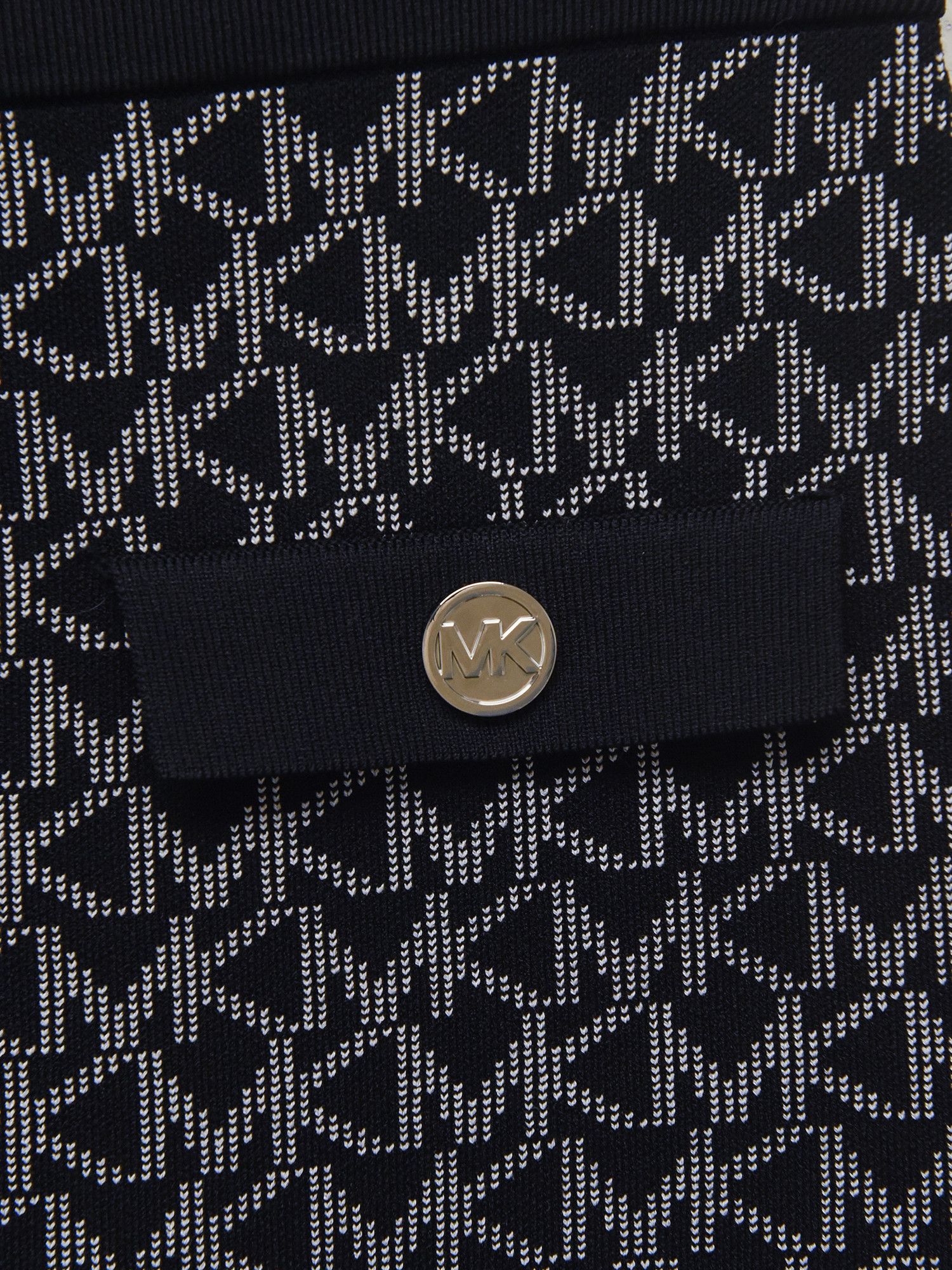 Michael Kors MICHAEL KORS Monogram Logo Mini Skirt Size 26" / US 2 / IT 38 - 6 Thumbnail