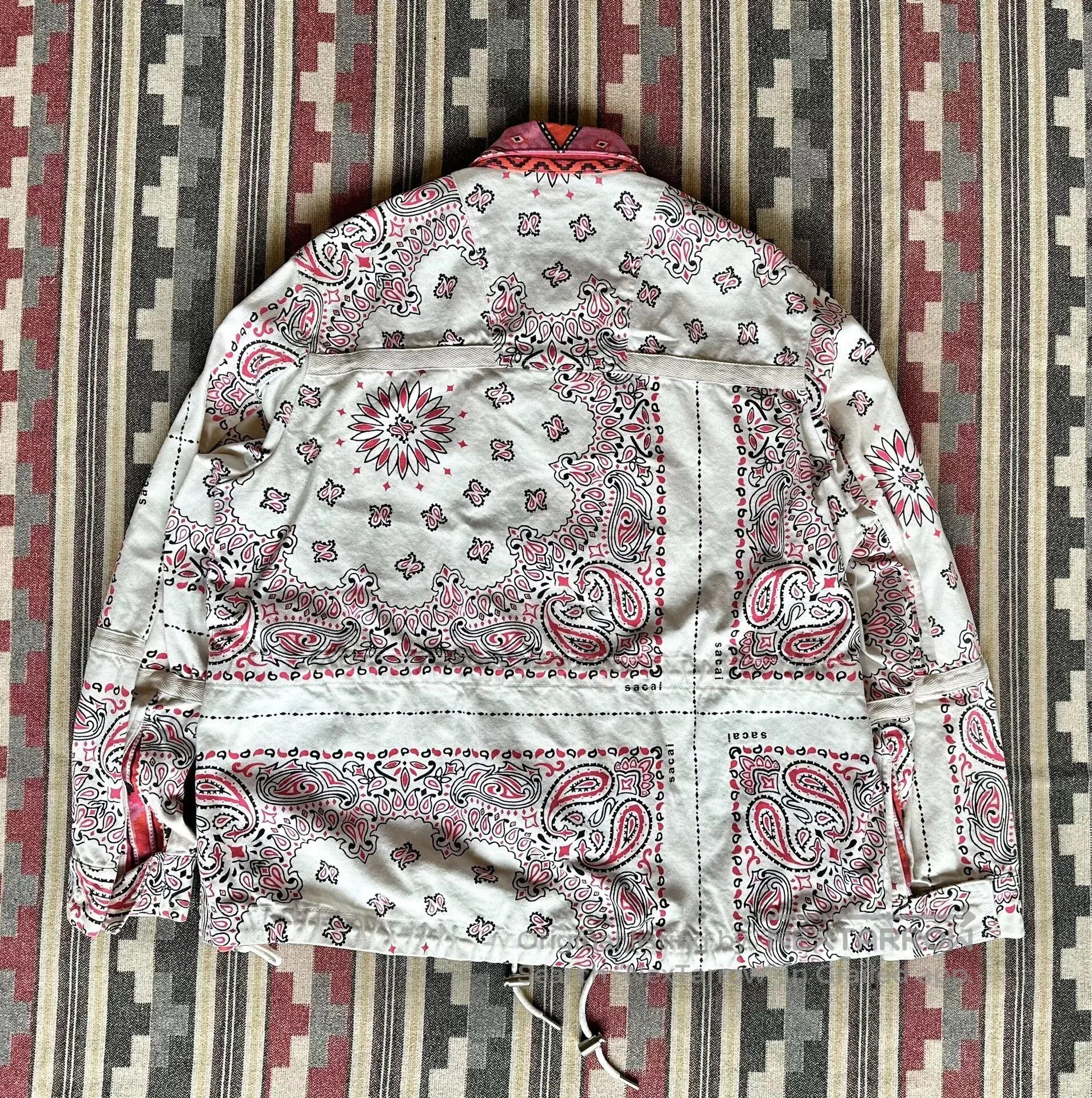 Sacai Sacai Bandana Print Blouson Jacket. Size US L / EU 52-54 / 3 - 2 Thumbnail
