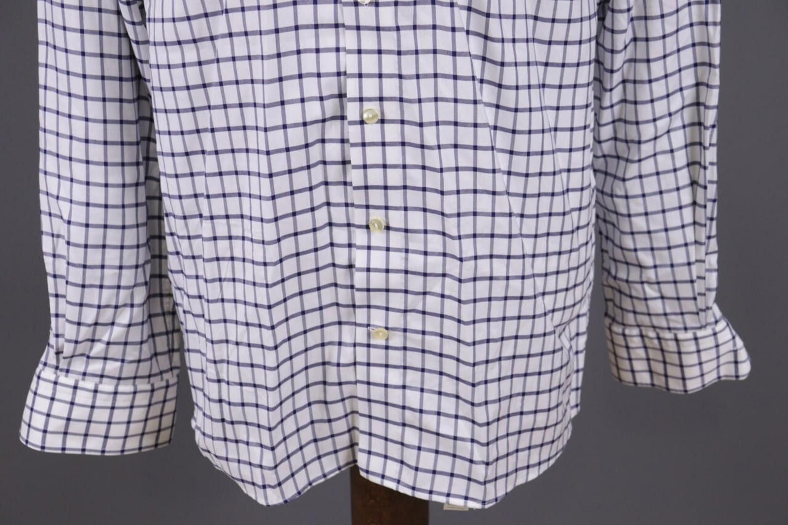 Eton Eton Contemporary Fit White Check Shirt Size 42 / 16 Size US M / EU 48-50 / 2 - 3 Thumbnail