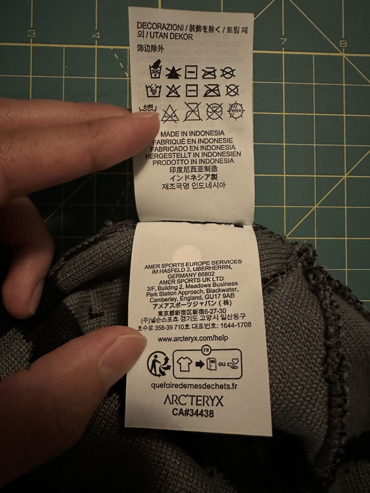 Arc'teryx Arc’teryx Grotto Toque Black and Grey Size ONE SIZE - 4 Thumbnail