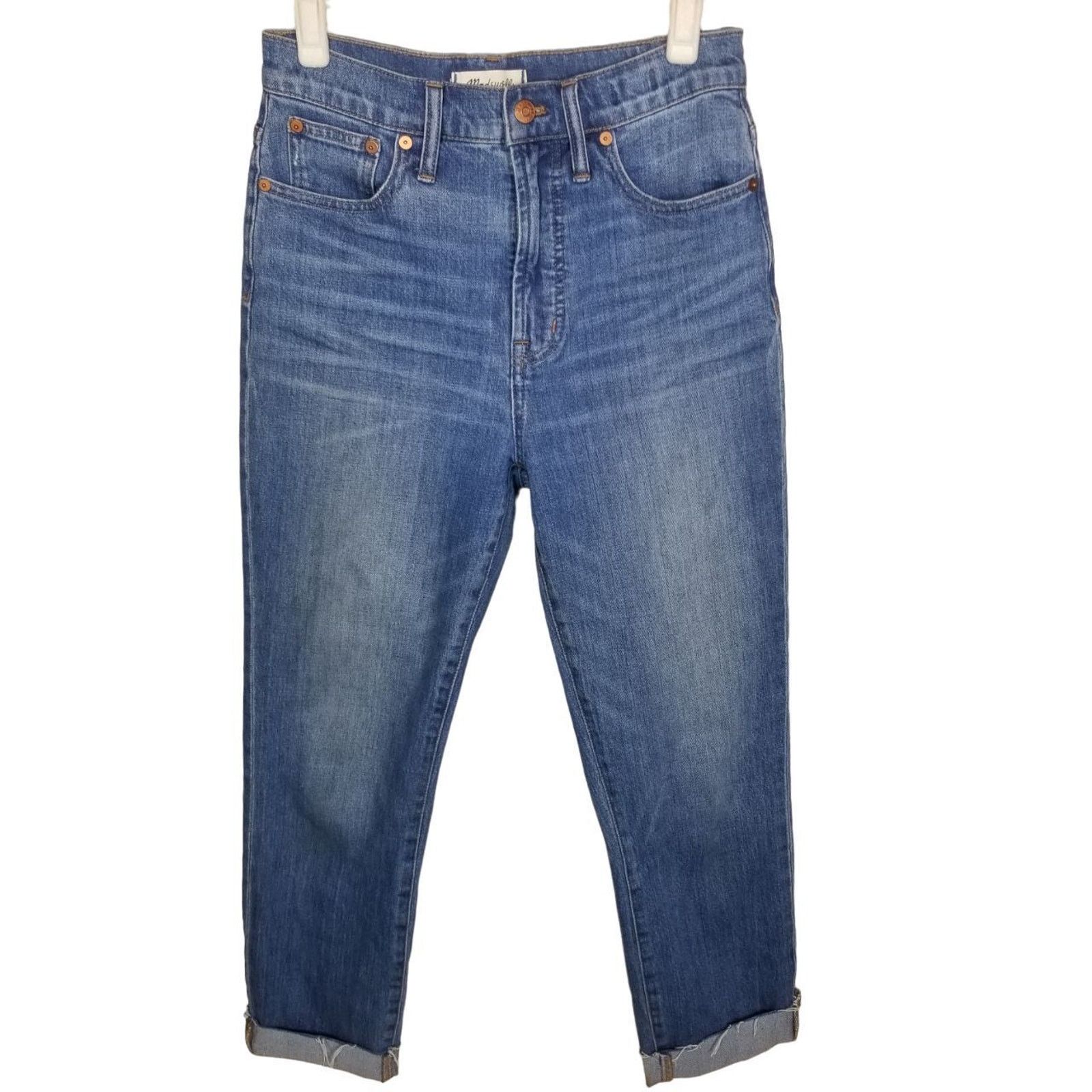 Madewell Madewell Womens The Perfect Vintage Jeans 27 Raw Hem Preppy Size 27" / US 4 / IT 40 - 1 Thumbnail
