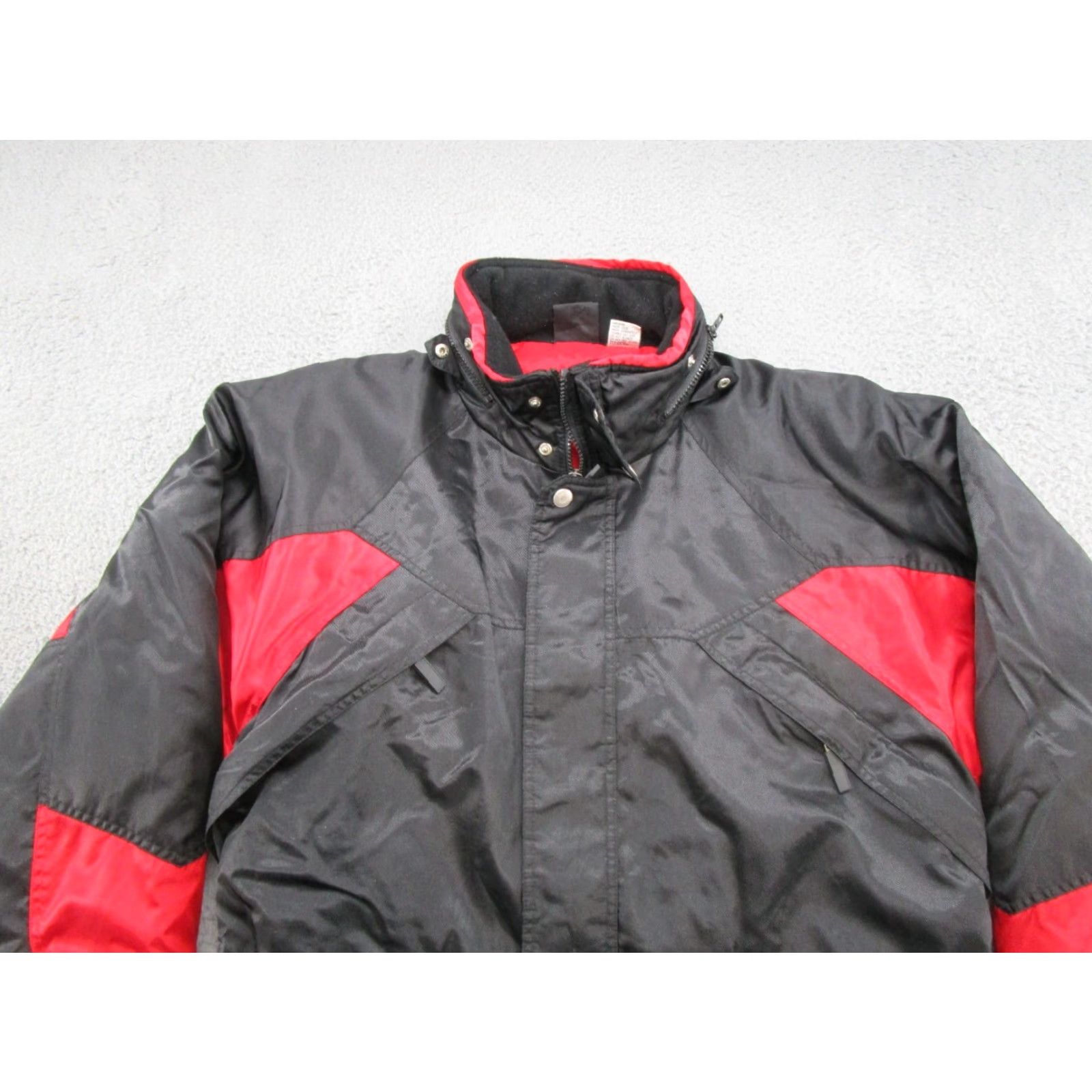 Marlboro VINTAGE Marlboro Logo Cinch Jacket Outdoor 90's Y2K Black L Mens Short Bomber Jacket Read Read Size US L / EU 52-54 / 3 - 3 Thumbnail