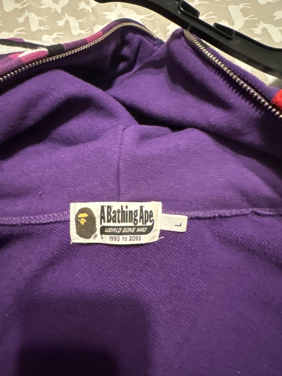 Bape Color Camo Shark Full Zip Hoodie Size US L / EU 52-54 / 3 - 5 Thumbnail