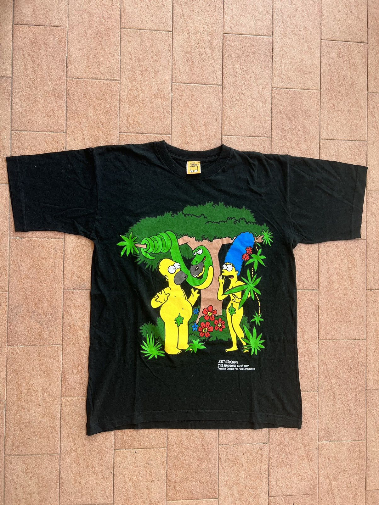 Cartoon Network × The Simpsons × Vintage Vintage T-shirt The Simpsons Matt Groening 1999 Size US M / EU 48-50 / 2 - 1 Thumbnail