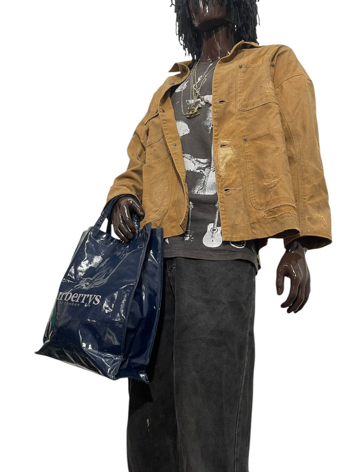 Burberry Limited Weatherproof Burberry’s Vintage Tote Bag 1🟩2 Size ONE SIZE - 4 Thumbnail