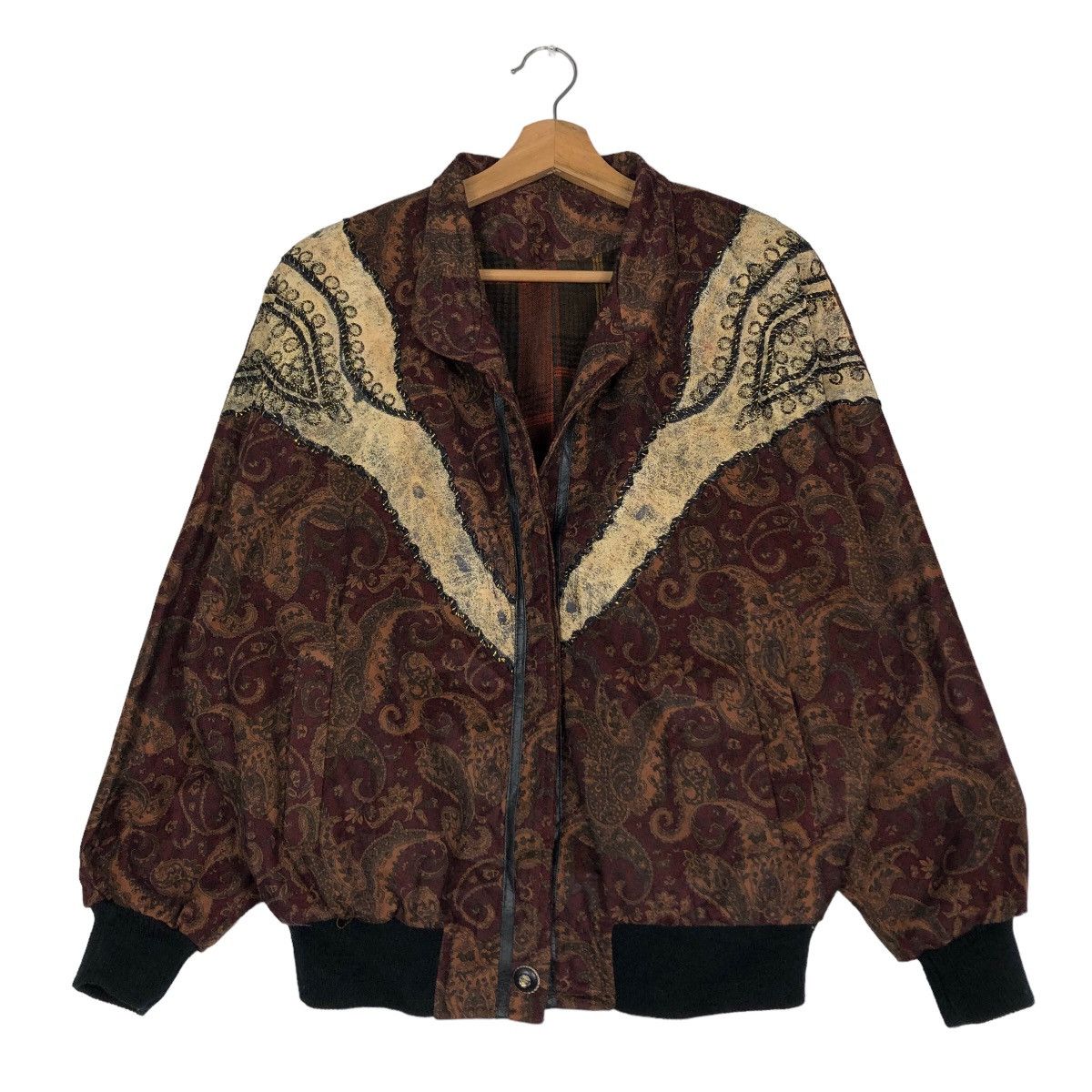Japanese Brand 🔥Vintage Bomber Jacket Native Navajo Design Kapital Kountry Size US M / EU 48-50 / 2 - 1 Thumbnail