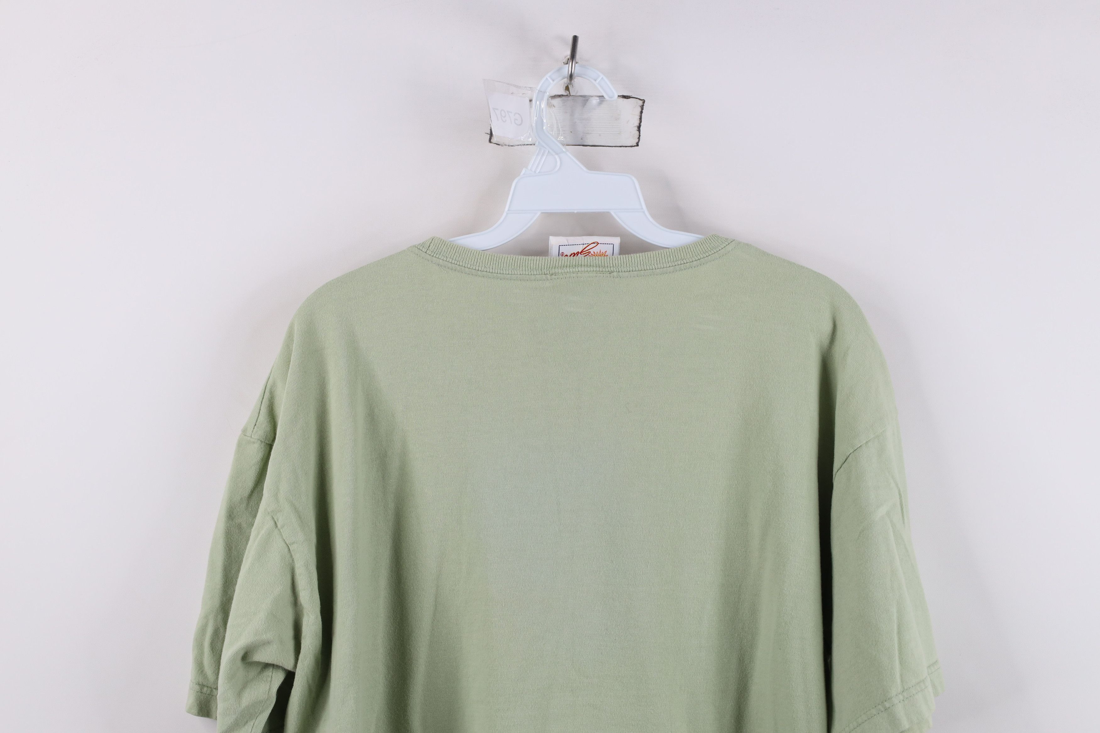 Vintage Vintage 90s Streetwear Nature Sunflower T-Shirt Green USA Size US L / EU 52-54 / 3 - 12 Thumbnail