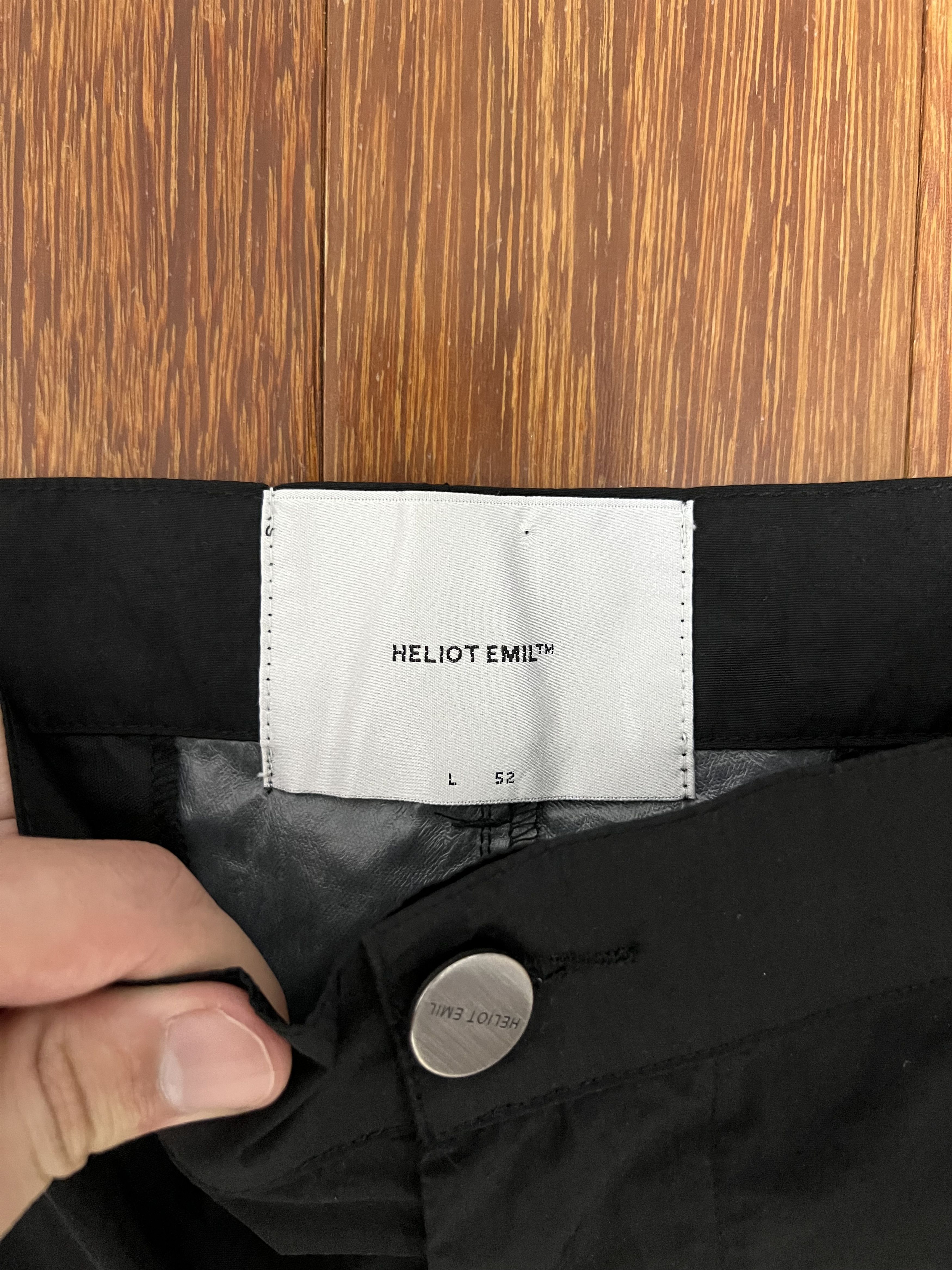 Heliot Emil 💚 SS18 Heliot Emil Tech Nylon Black Cargos Size US 36 / EU 52 - 6 Thumbnail