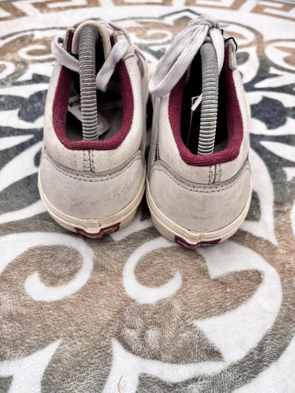 Vans Vans Oldskool Leather White 40Eur Size US 7.5 / EU 40-41 - 4 Thumbnail