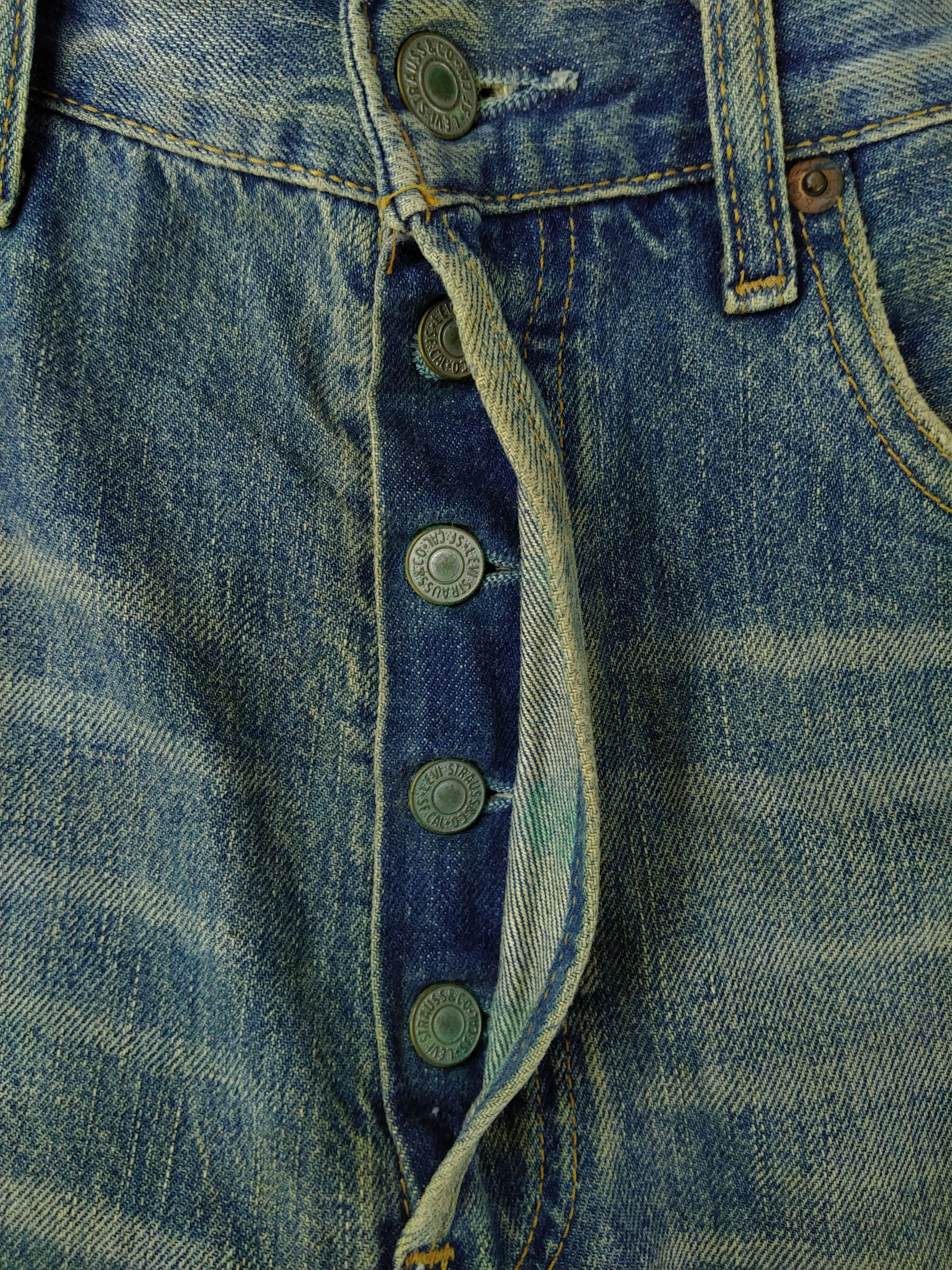 Levi's Rusty Ripped Vintage Levi's 501 Denim 32 x 27.5 JN523 Size US 32 / EU 48 - 6 Thumbnail