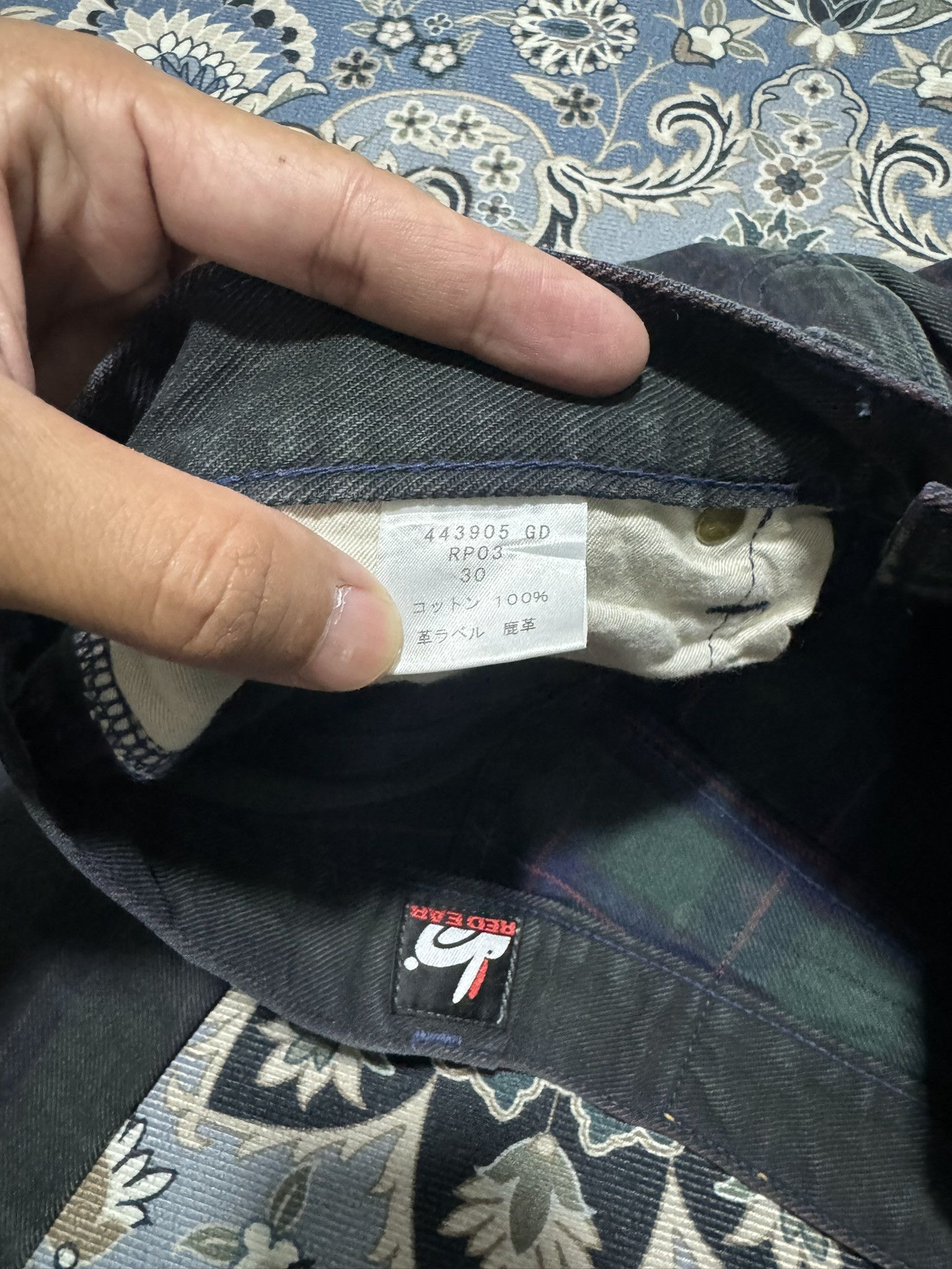 Beauty Beast × General Research × Paul Smith Red Ear Vintage Paul Smith Red Ear Tartan Checked Jeans Size US 30 / EU 46 - 7 Thumbnail