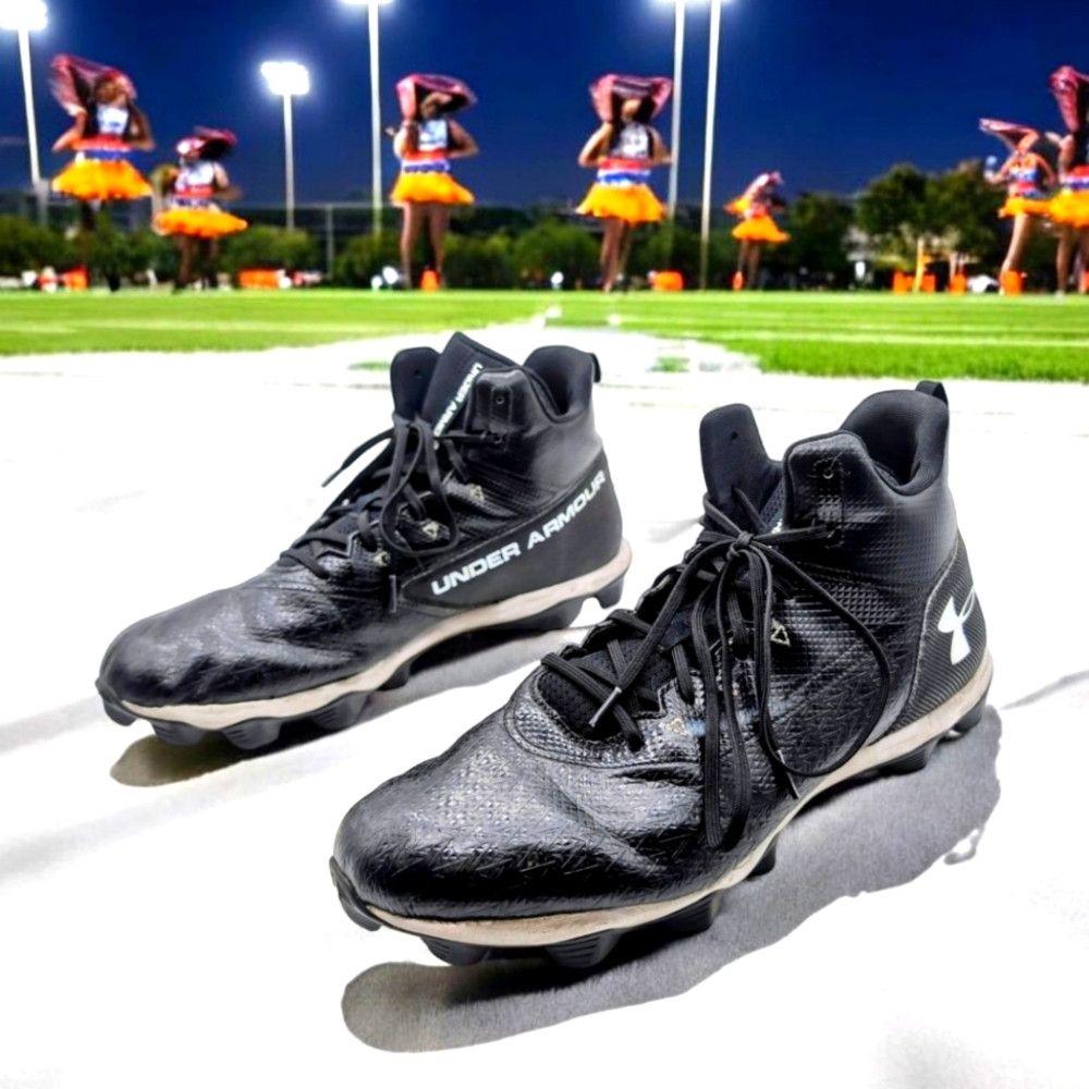 Under Armour Under Armour Sz 15 Hammer RM Black Football Cleats Size US 15 / EU 48 - 1 Thumbnail