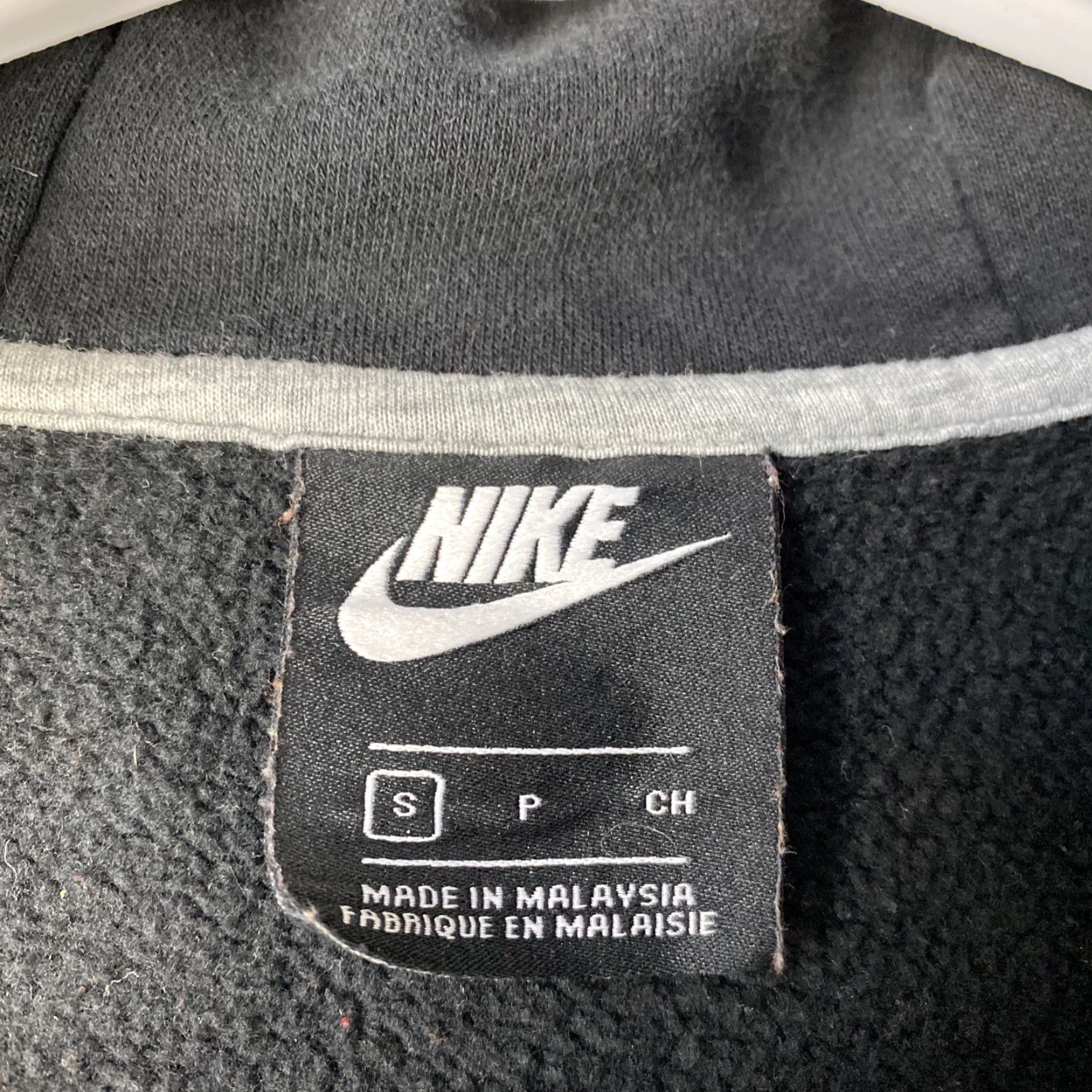 Nike VINTAGE Nike Men's Size S Hooded Jacket Casual Active Wear Fall Winter Black Long Sleeve Size US S / EU 44-46 / 1 - 3 Thumbnail