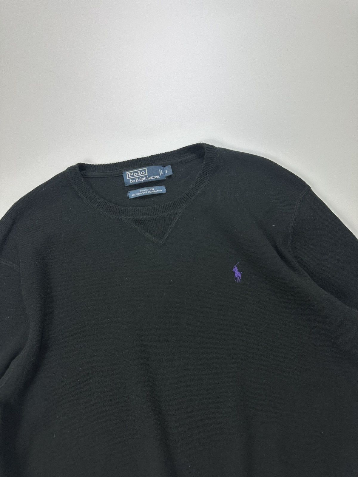 Polo Ralph Lauren Polo Ralph Lauren Sweater Purple Logo Men's Size US L / EU 52-54 / 3 - 6 Thumbnail