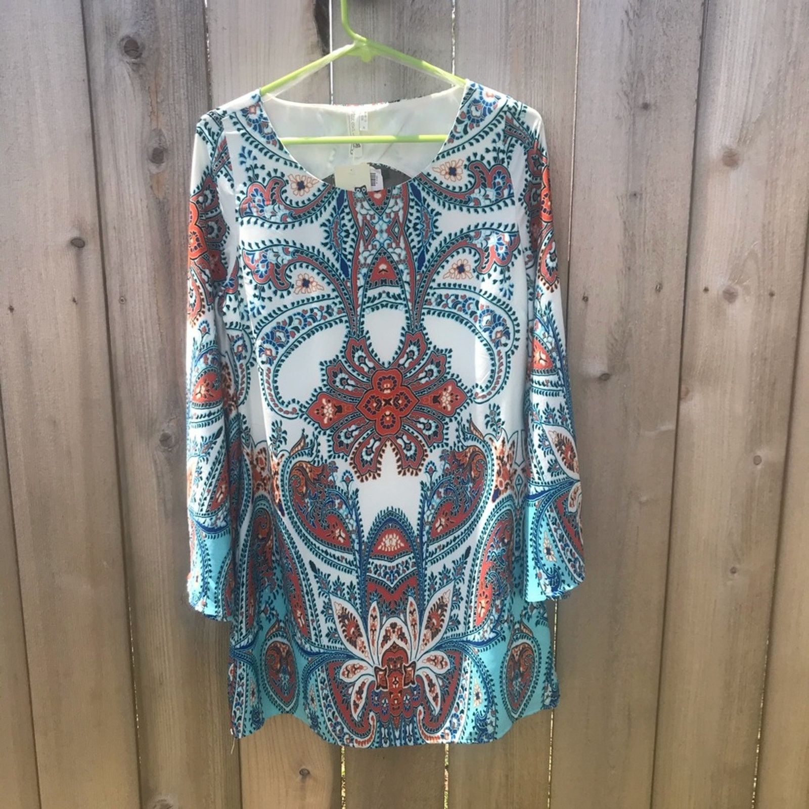 Other Modcloth Pink Owl floral paisley tunic dress NEW Size M / US 6-8 / IT 42-44 - 4 Thumbnail