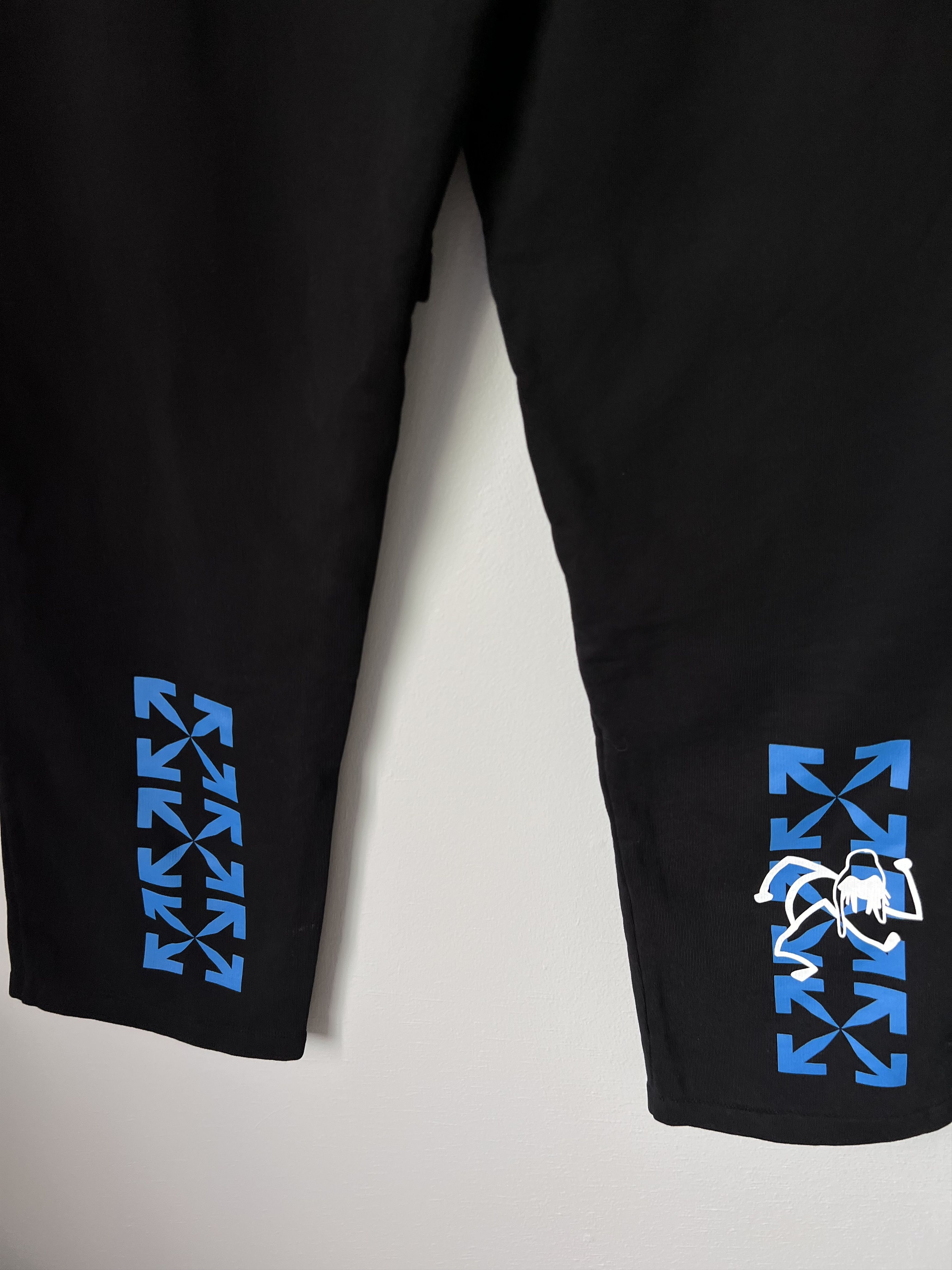 Off-White Off White Blue 90s Liquid Double Sweatpants in Black Size US 32 / EU 48 - 7 Thumbnail