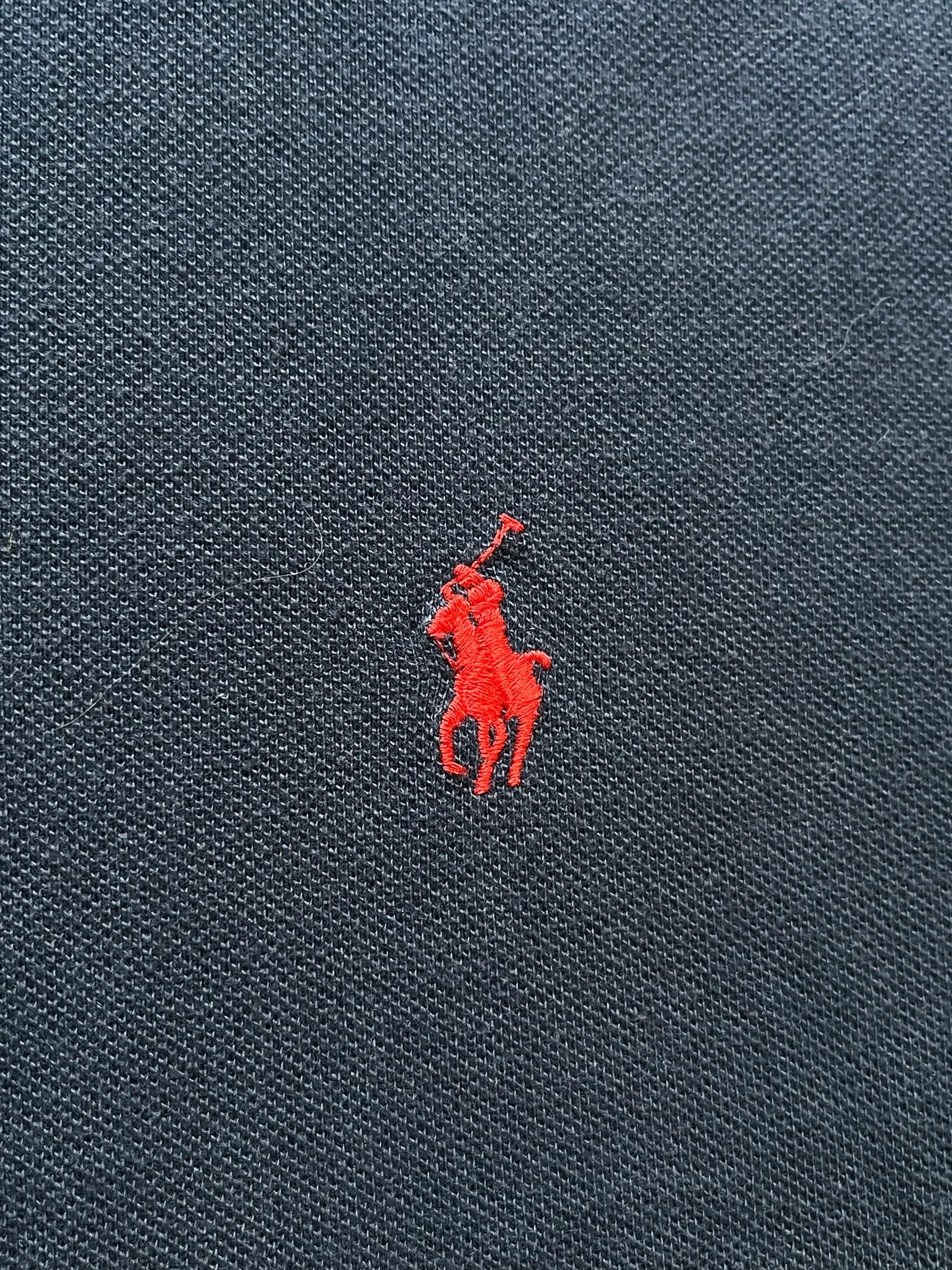Polo Ralph Lauren Polo Ralph Lauren Navy Red Small Pony Sz XXL Custom Slim Fit Size US XXL / EU 58 / 5 - 7 Thumbnail
