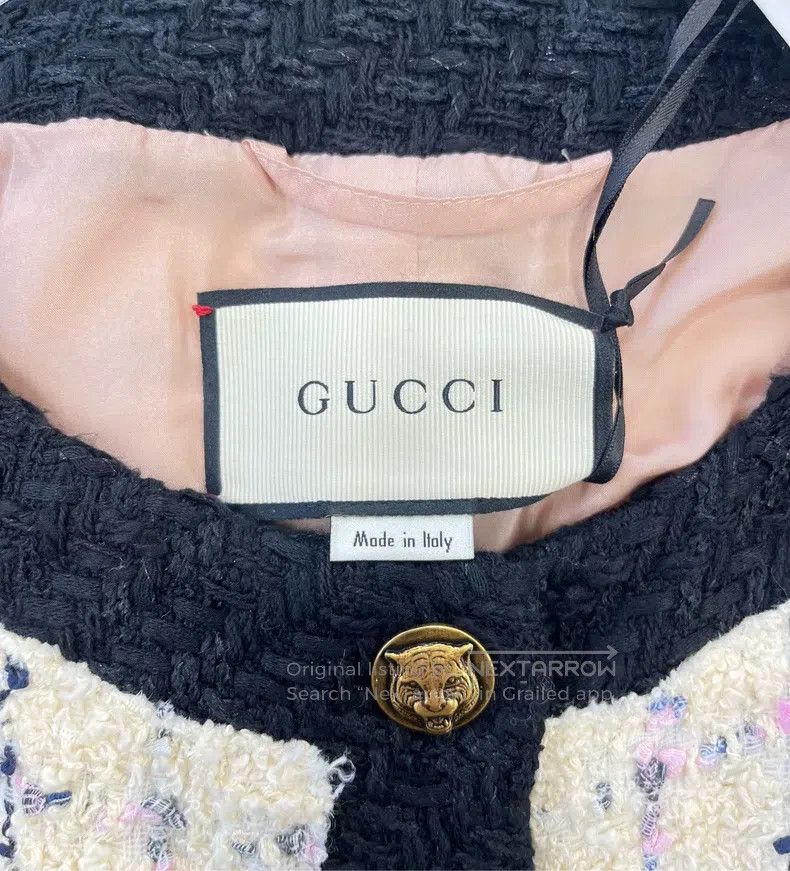Gucci Gucci Ivory white rainbow braided tweed small fragrant car Size XS / US 0-2 / IT 36-38 - 4 Thumbnail