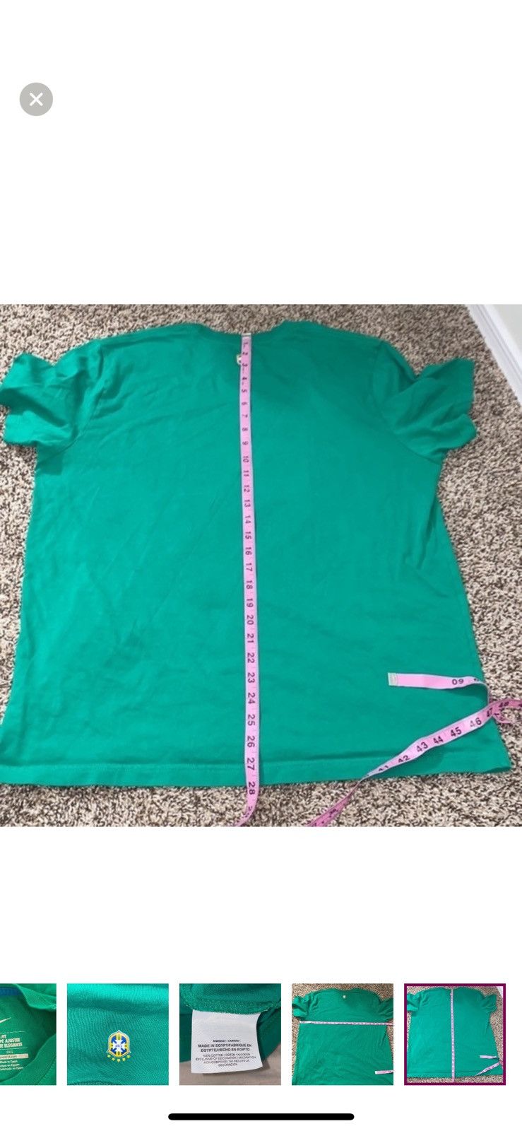 Nike Nike XXL Brazil World Cup tee Size US XXL / EU 58 / 5 - 3 Thumbnail