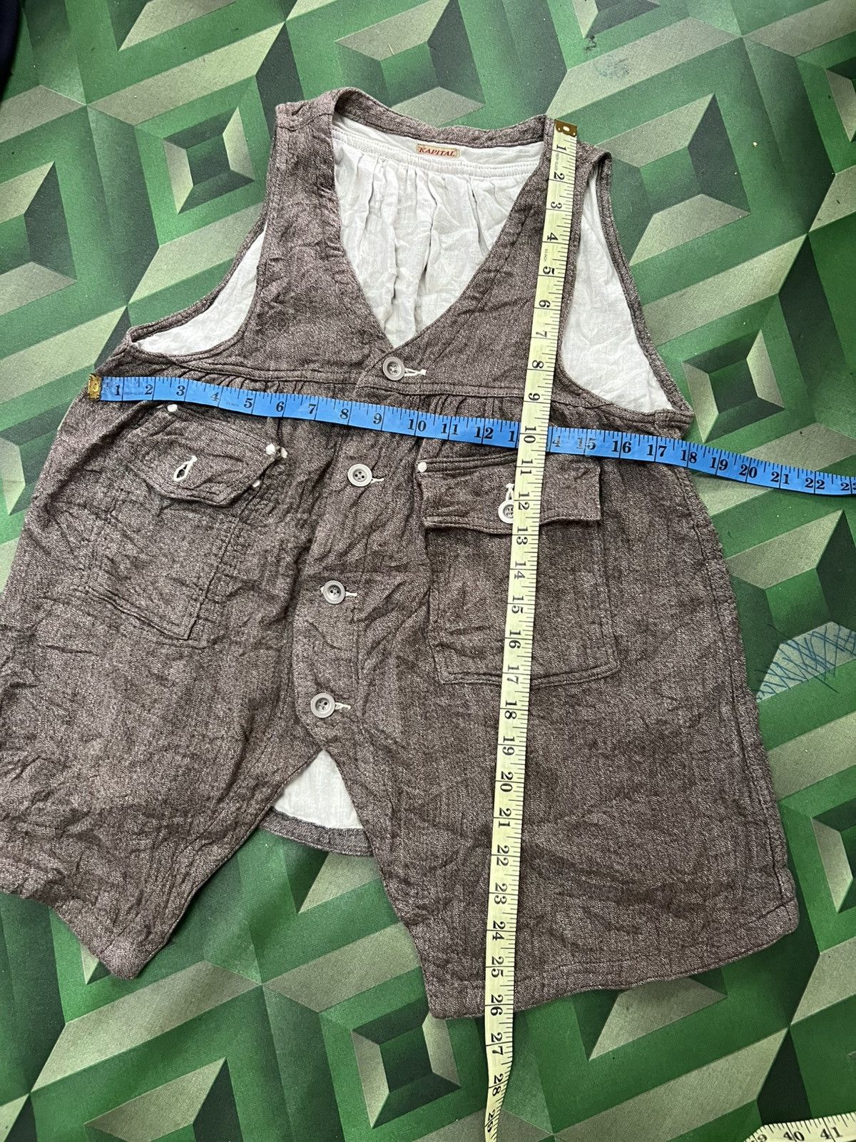 Designer × Kapital NICE KAPITAL VEST Size M / US 6-8 / IT 42-44 - 10 Thumbnail