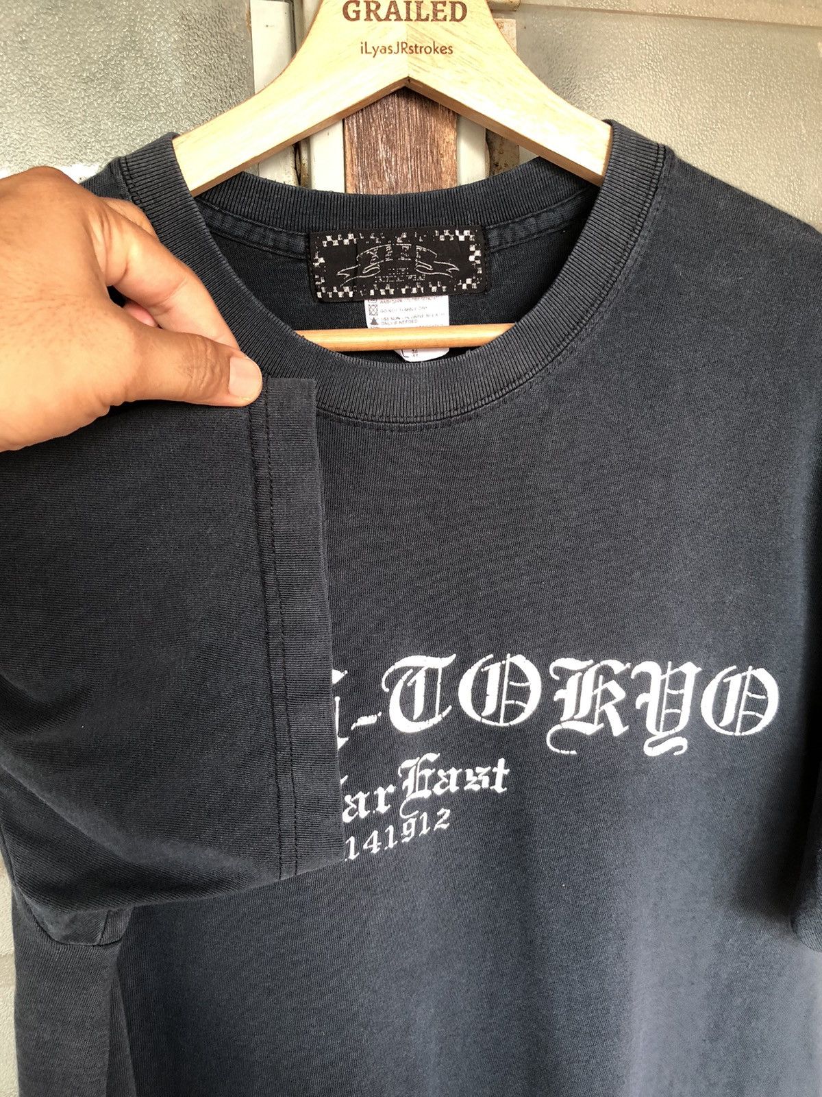 Japanese Brand Vintage Naji Tokyo Mar Fast Ramen Nagi Rare Shirt Tee Faded Size US L / EU 52-54 / 3 - 8 Thumbnail