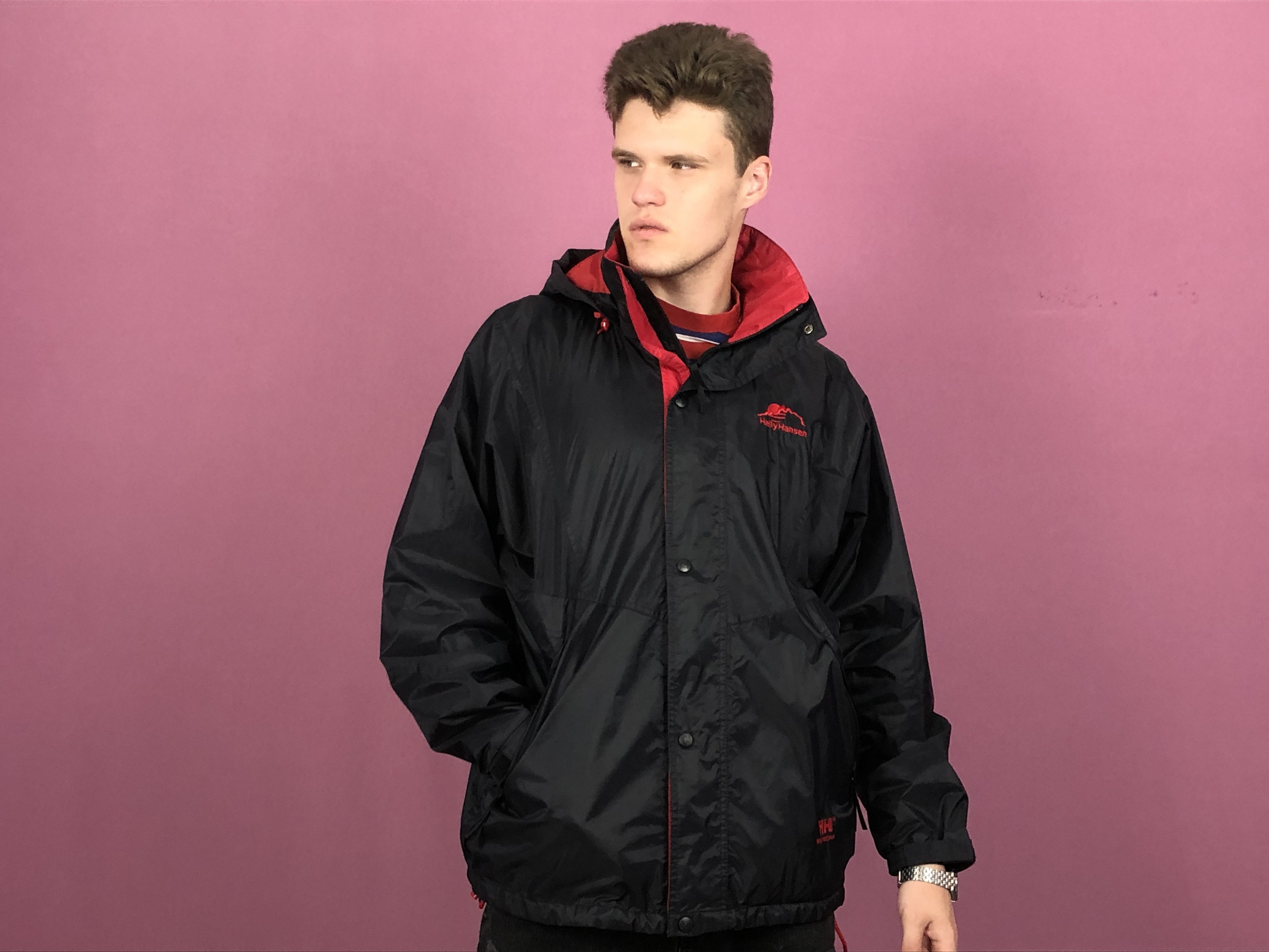 Helly Hansen × Vintage 90s Helly Hansen Vintage Men's Rain Jacket - M Size US M / EU 48-50 / 2 - 4 Thumbnail