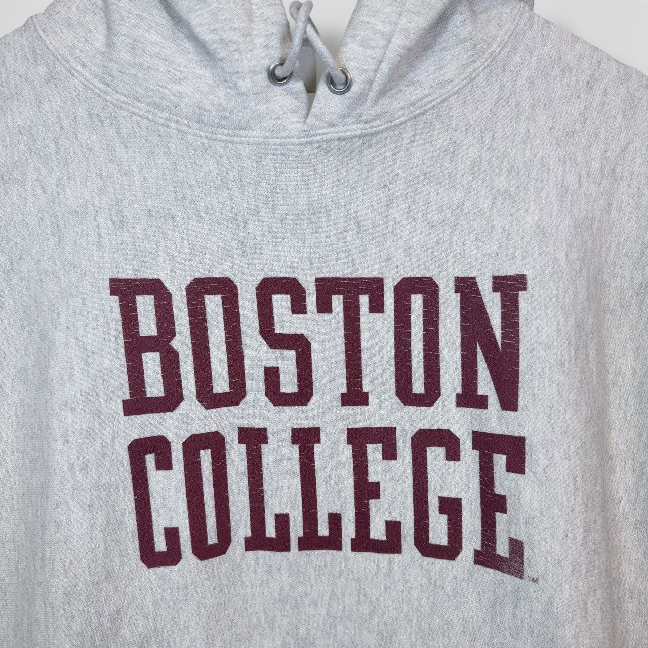 Champion Vintage Champion Reverse Weave Boston College Logo Hoodie Size US XL / EU 56 / 4 - 3 Thumbnail