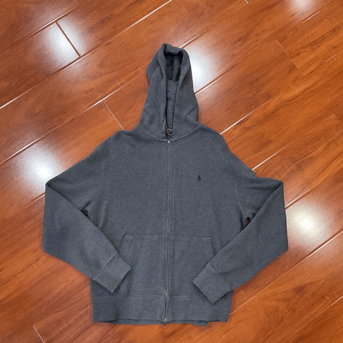 Polo Ralph Lauren Dark Gray Ralph Lauren Zip-up Hoodie | Size: M Size US M / EU 48-50 / 2 - 1 Preview