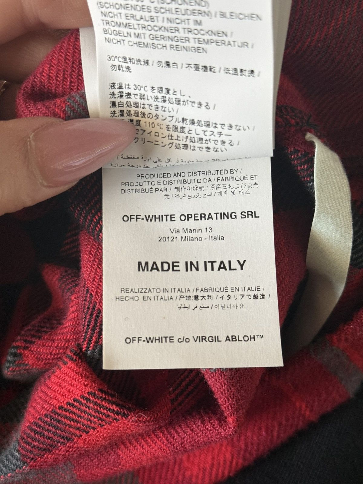 Off-White OFF WHITE FANEL SIZE L Size US L / EU 52-54 / 3 - 15 Thumbnail