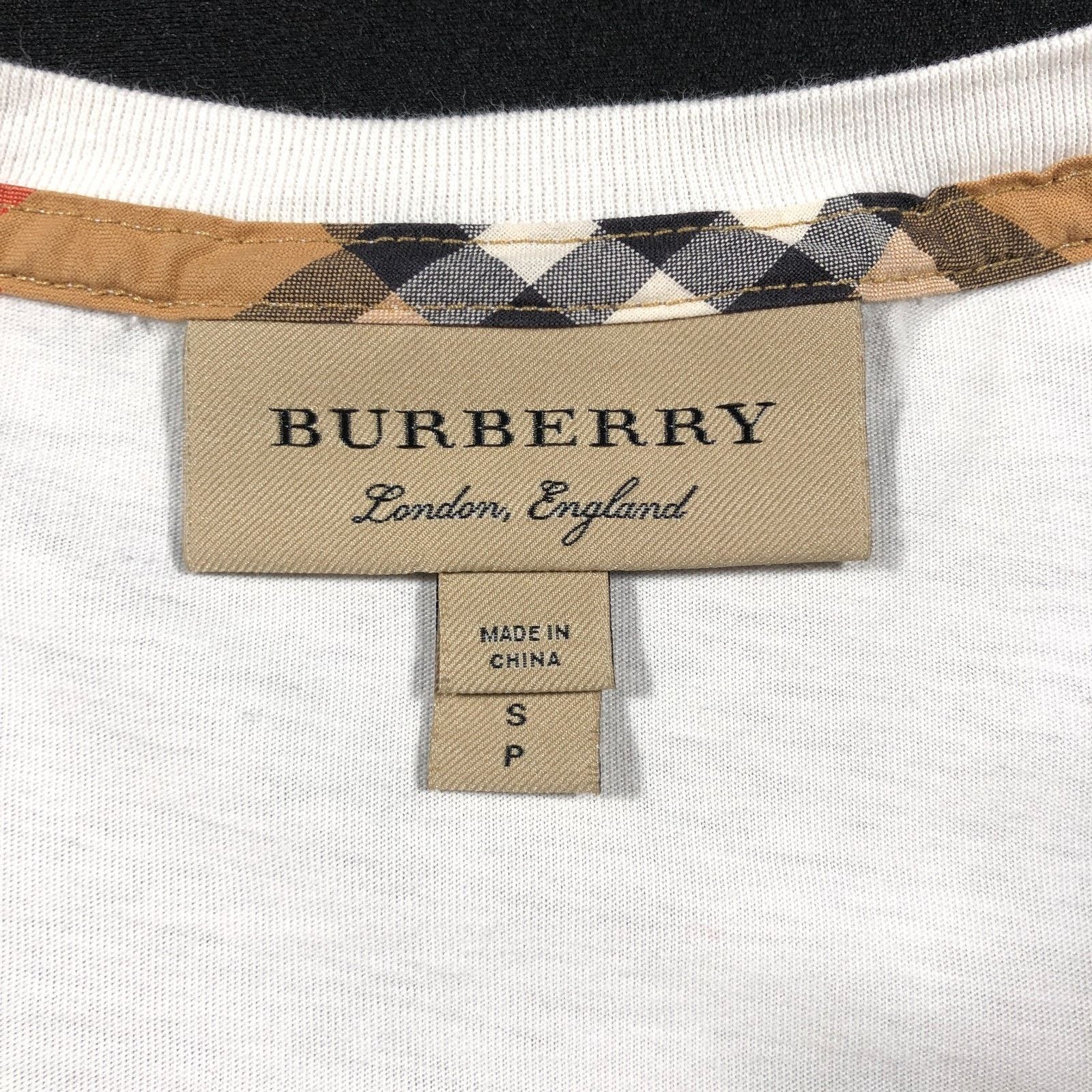 Burberry Burberry London Horse Logo V Neck Tee T Shirt White Size US S / EU 44-46 / 1 - 5 Thumbnail