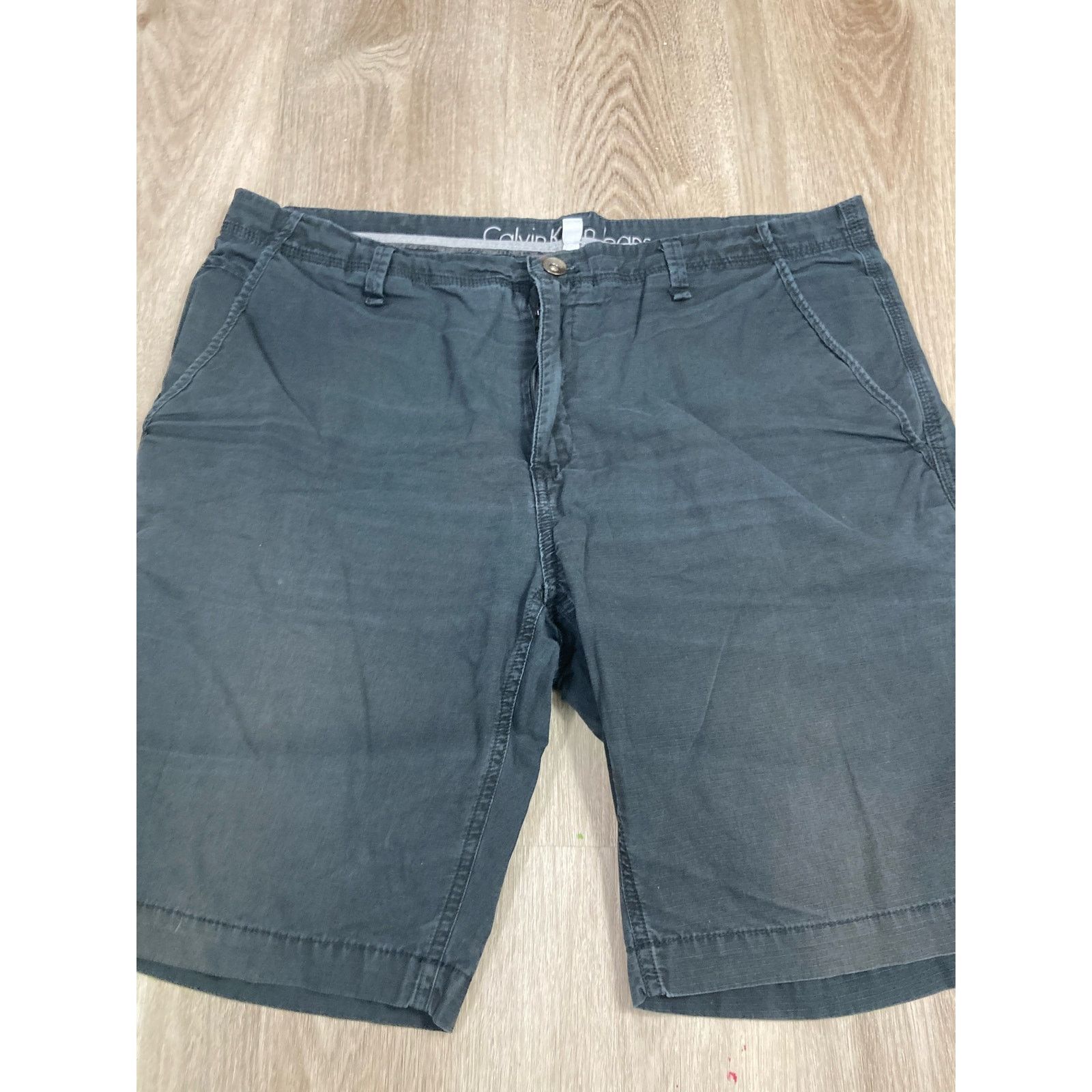 Calvin Klein Calvin Klein Men's Cargo Shorts 36 Gray Blue Casual Fashion Size US 36 / EU 52 - 6 Thumbnail
