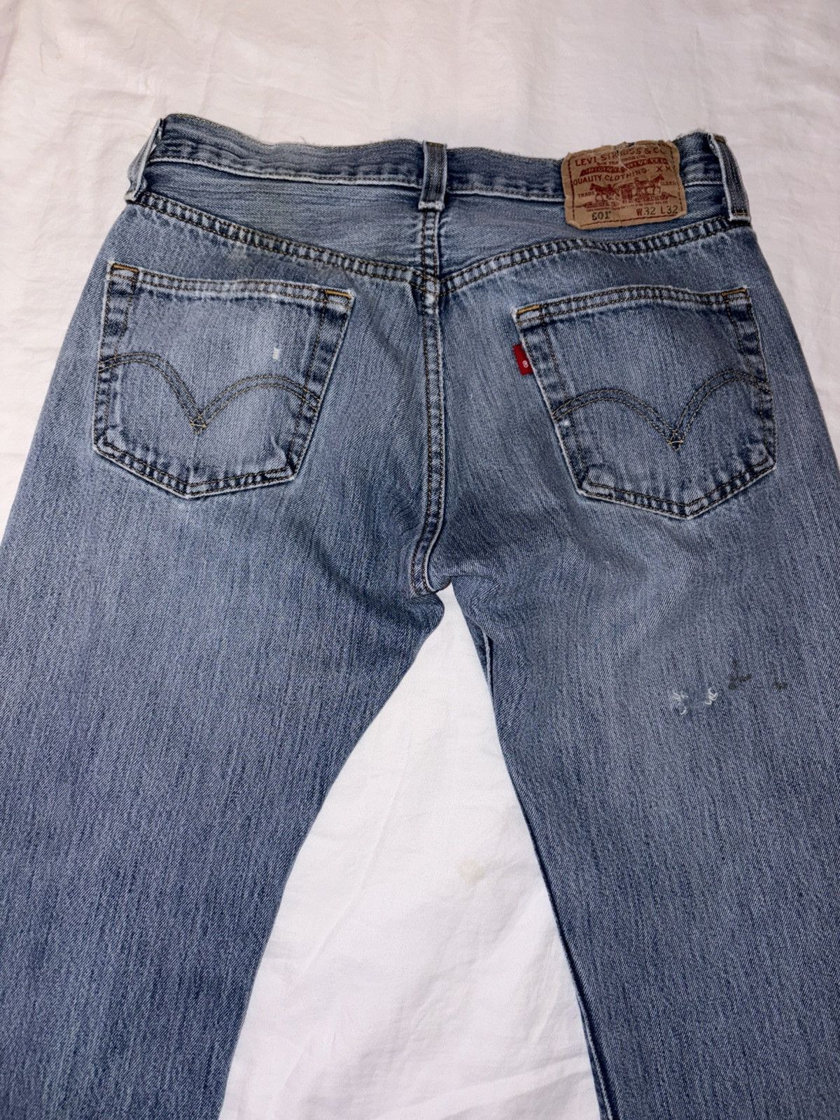 Levi's Vintage Clothing Levi’s 501 button fly blue jean denim w32 L32 red tab Size US 32 / EU 48 - 8 Thumbnail