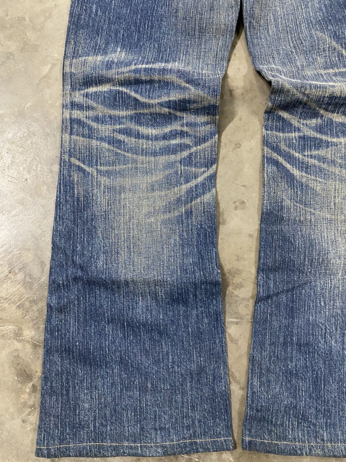 Edwin × Hysteric Glamour × If Six Was Nine Flare Jeans Japanese Edwin XVS Distressed @262 Size US 32 / EU 48 - 3 Thumbnail
