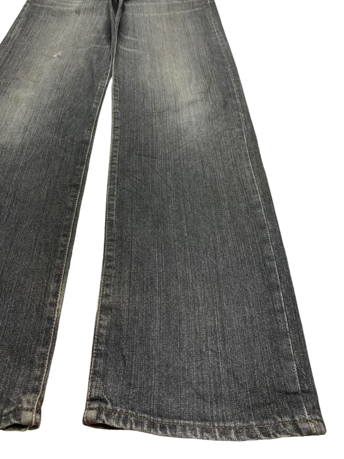 Japanese Brand × Uniqlo SALES🔥Vintage Japanese Uniqlo Mud Wash Distress Loose Jeans Size US 32 / EU 48 - 7 Thumbnail