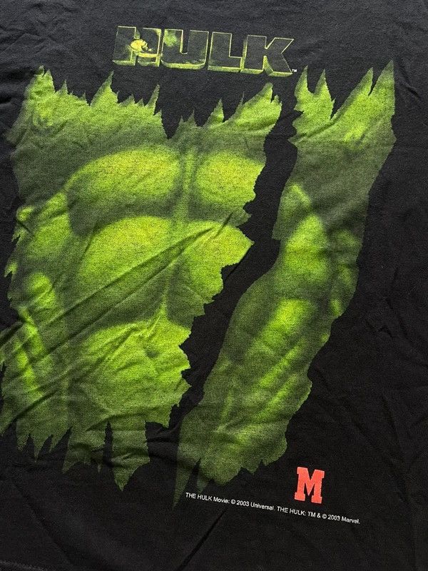 Fruit Of The Loom Fruit of the Loom x Marvel Sz L The HULK 2003 Y2K T-Shirt Size US L / EU 52-54 / 3 - 2 Thumbnail