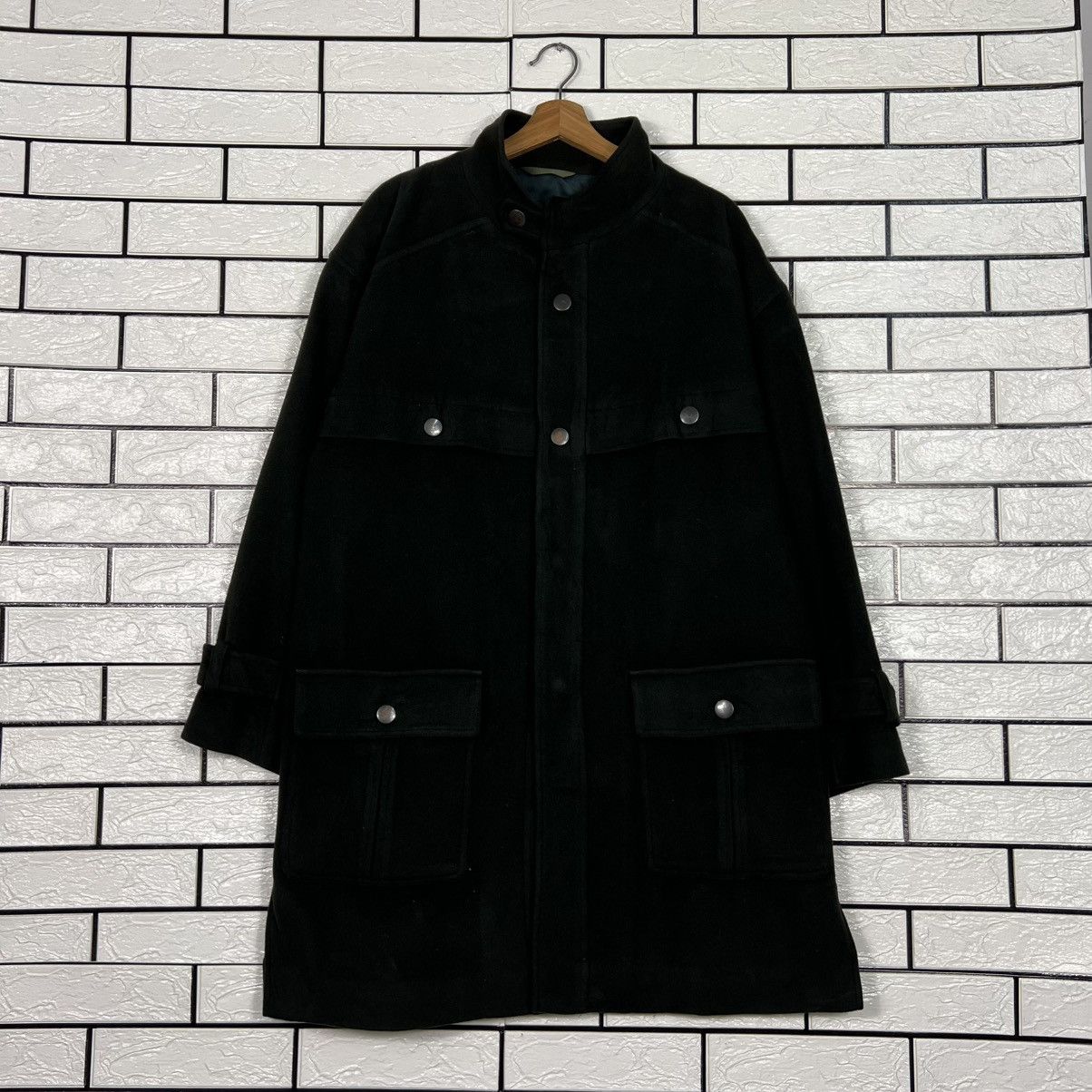 Pierre Cardin Vintage 90's PIERRE CARDIN Wool Overcoat Jacket #4143-C189 Size US XL / EU 56 / 4 - 1 Thumbnail