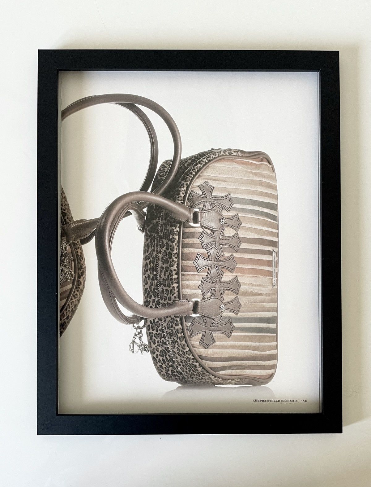 Chrome Hearts bag/purse photo Poster framed 9x11