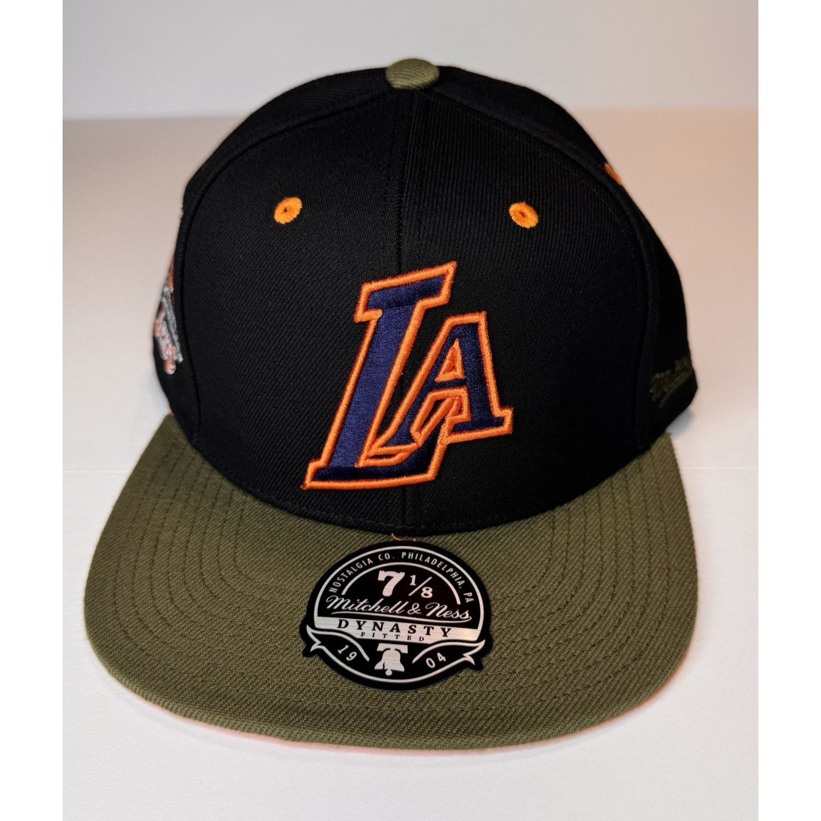 Mitchell & Ness Mitchell & Ness LA Lakers Dynasty Fitted 60th 7 1/8" Hat Size 36 - 2 Thumbnail