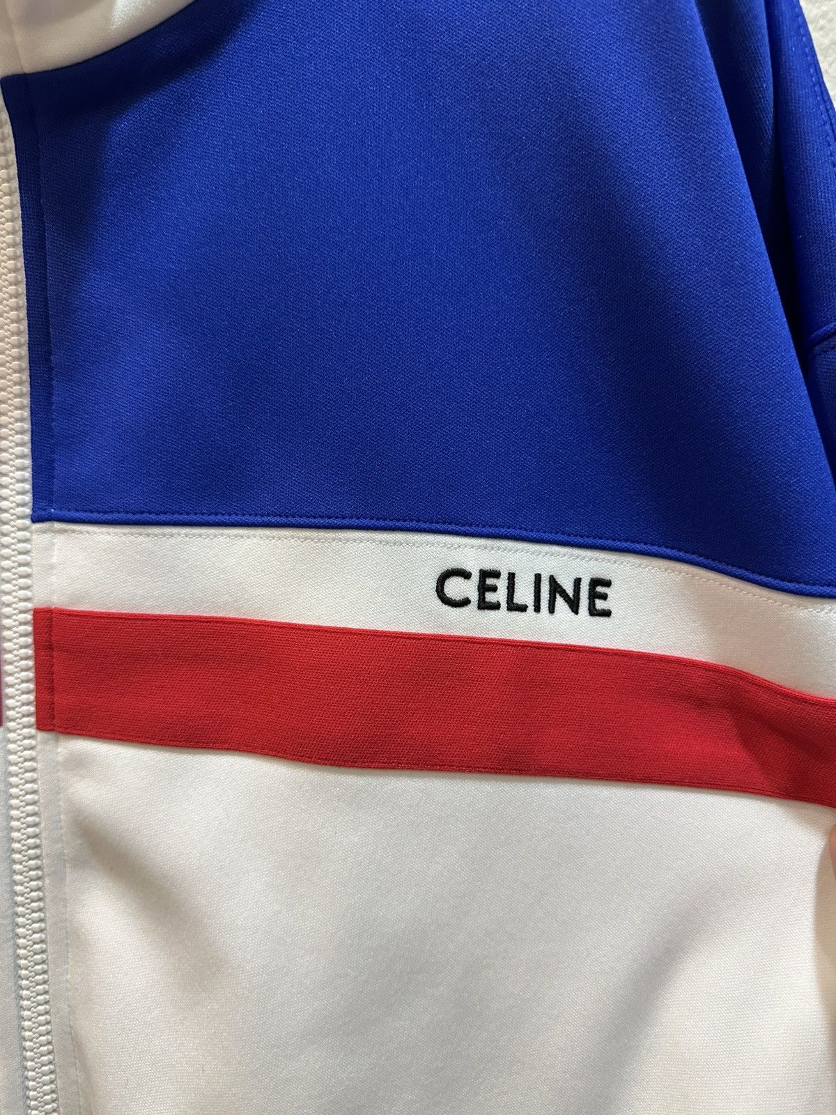 Celine × Hedi Slimane BNWT $1500 SS23 Tri Color Tracksuit Jacket L Size US L / EU 52-54 / 3 - 2 Thumbnail