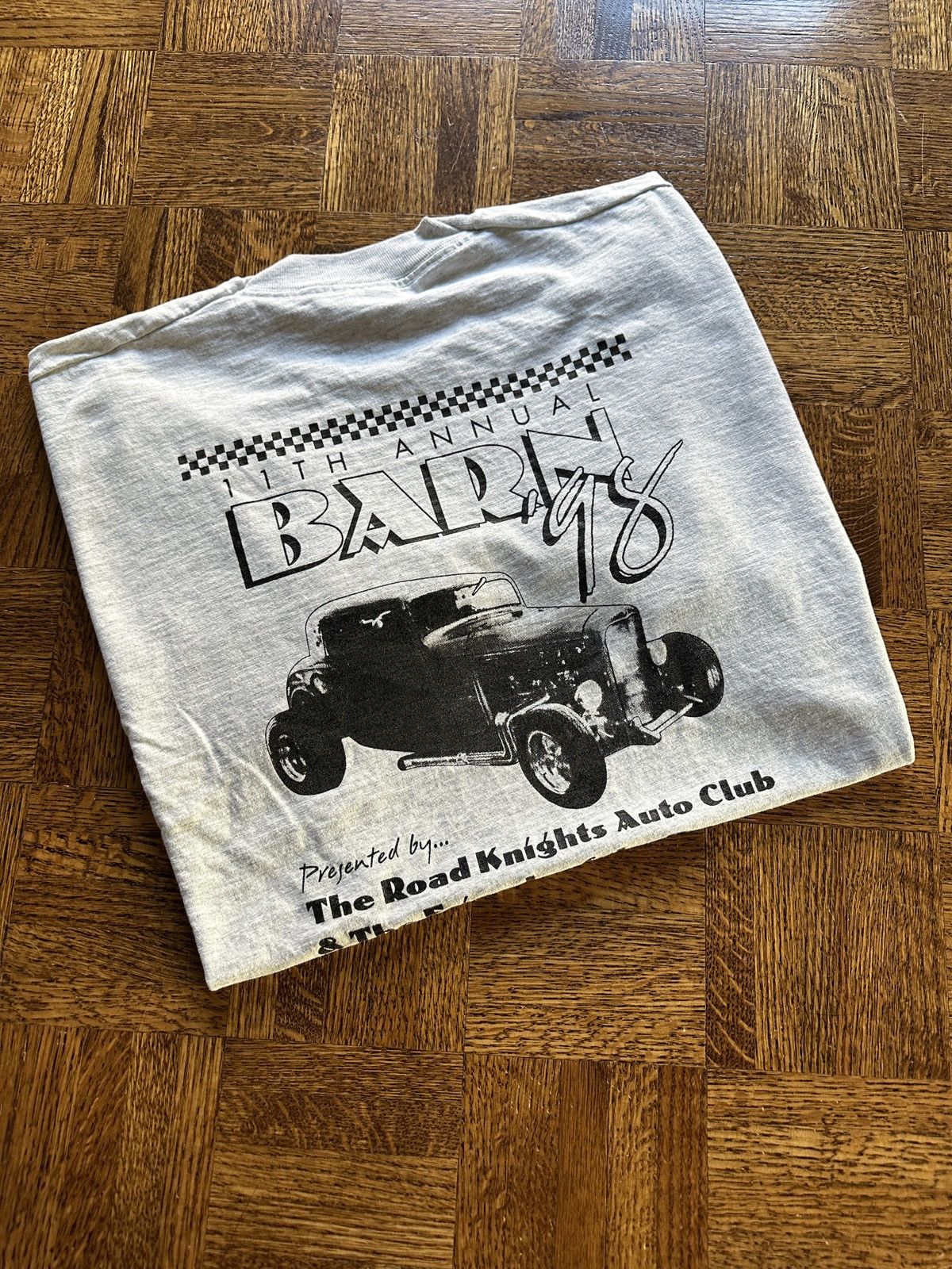 Vintage Vintage 90s Barn Auto Club Hot Rod Graphic Tee Size US XL / EU 56 / 4 - 1 Thumbnail