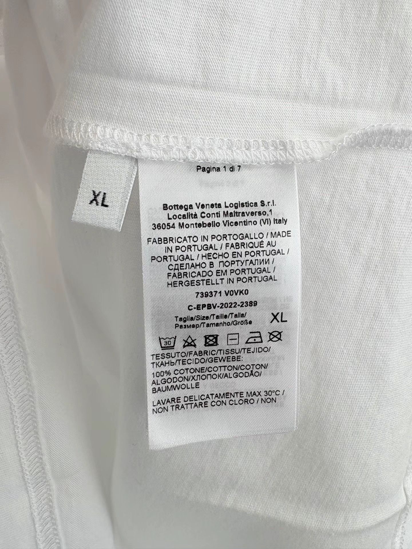 Bottega Veneta BOTTEGA VENETA White Short Sleeve Size US XL / EU 56 / 4 - 4 Thumbnail