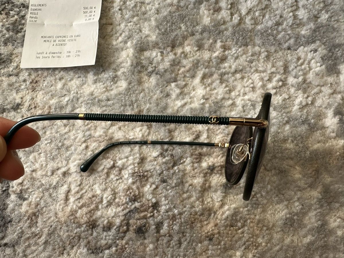 Chanel CHANEL Round Pilot Sunglasses 4228-Q Dark Green Size ONE SIZE - 11 Thumbnail