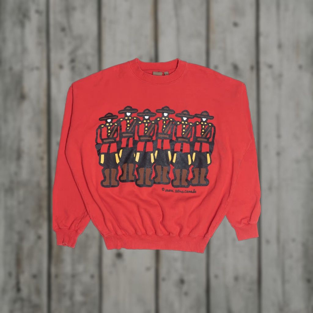 Marcs **Vintage Marc Tetro Canada Mounties Red Sweatshirt (2000s)** User: Vintage Marc Tetro Canada Mounties Red X-Large Sweatshirt (2000s) Size US XL / EU 56 / 4 - 1 Thumbnail