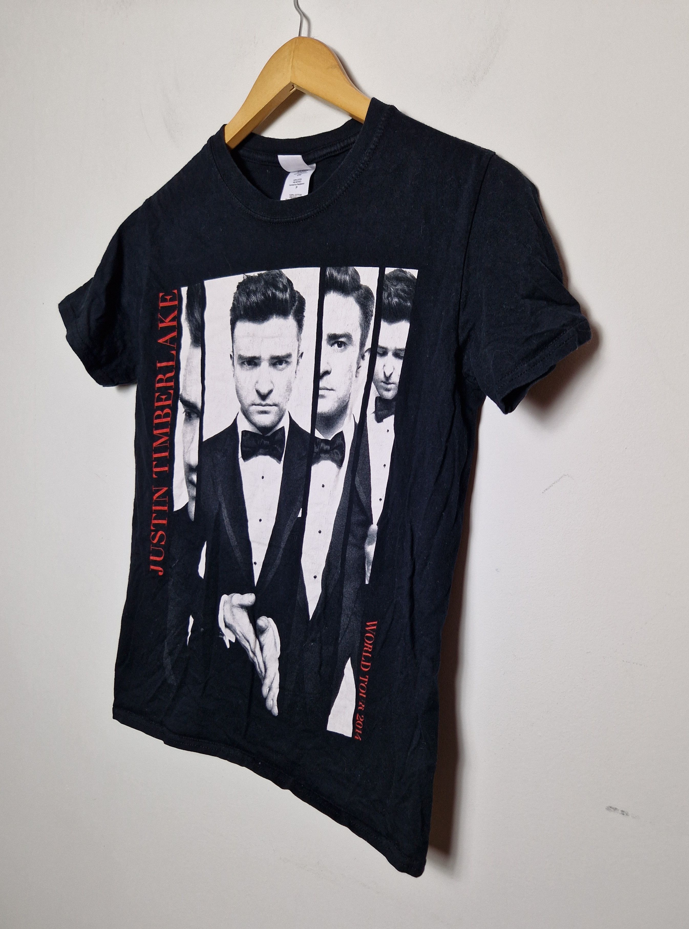 Band Tees × Vintage Justin Timberlake World Tour 2014 og promo tee y2k merch Size US S / EU 44-46 / 1 - 2 Thumbnail