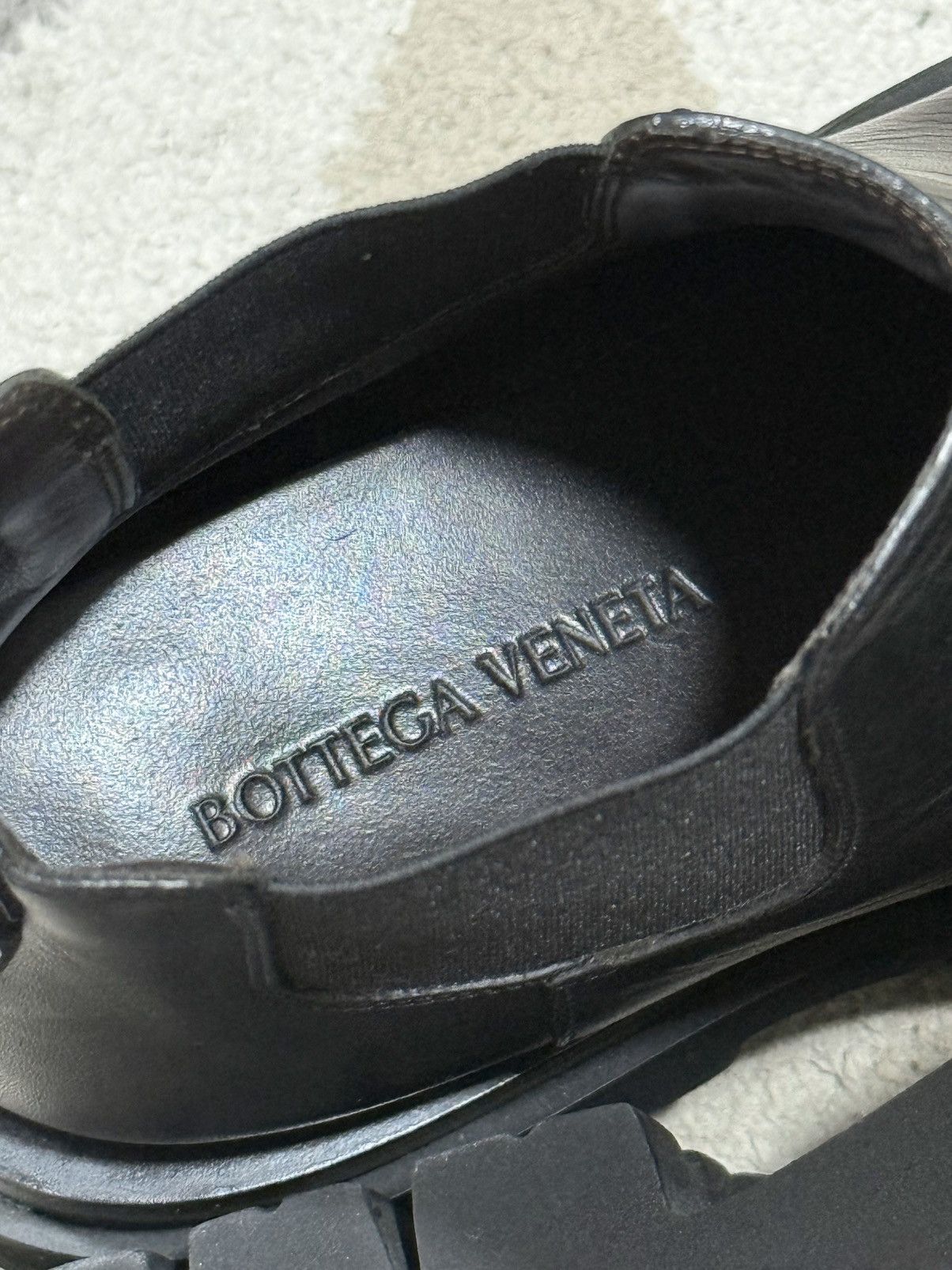 Bottega Veneta Bottega Veneta Lug Ankel Boot Calfskin Size US 4.5 / IT 34.5 - 10 Thumbnail