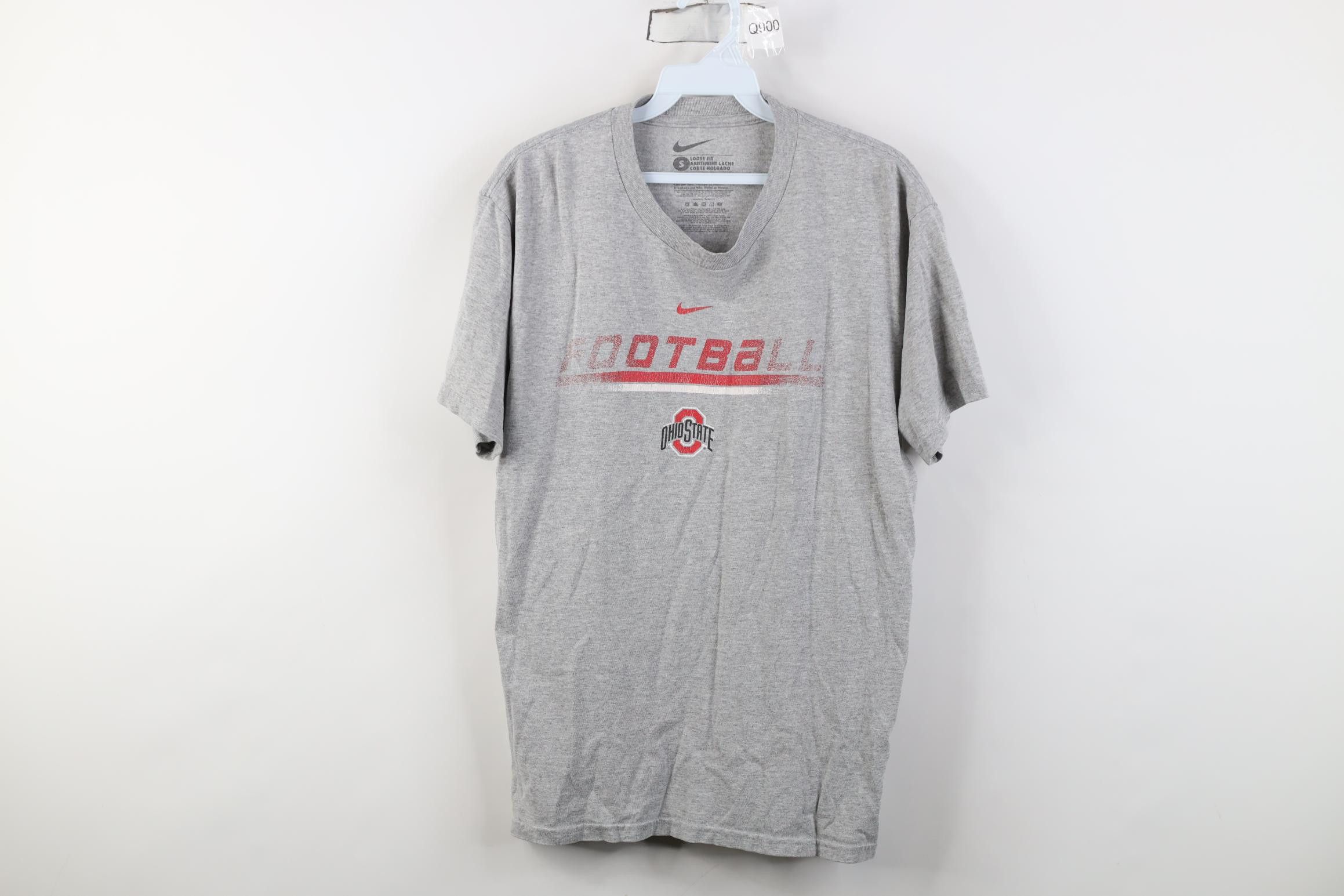 Nike Vintage Nike Swoosh Ohio State University Football T-Shirt Size US S / EU 44-46 / 1 - 1 Thumbnail