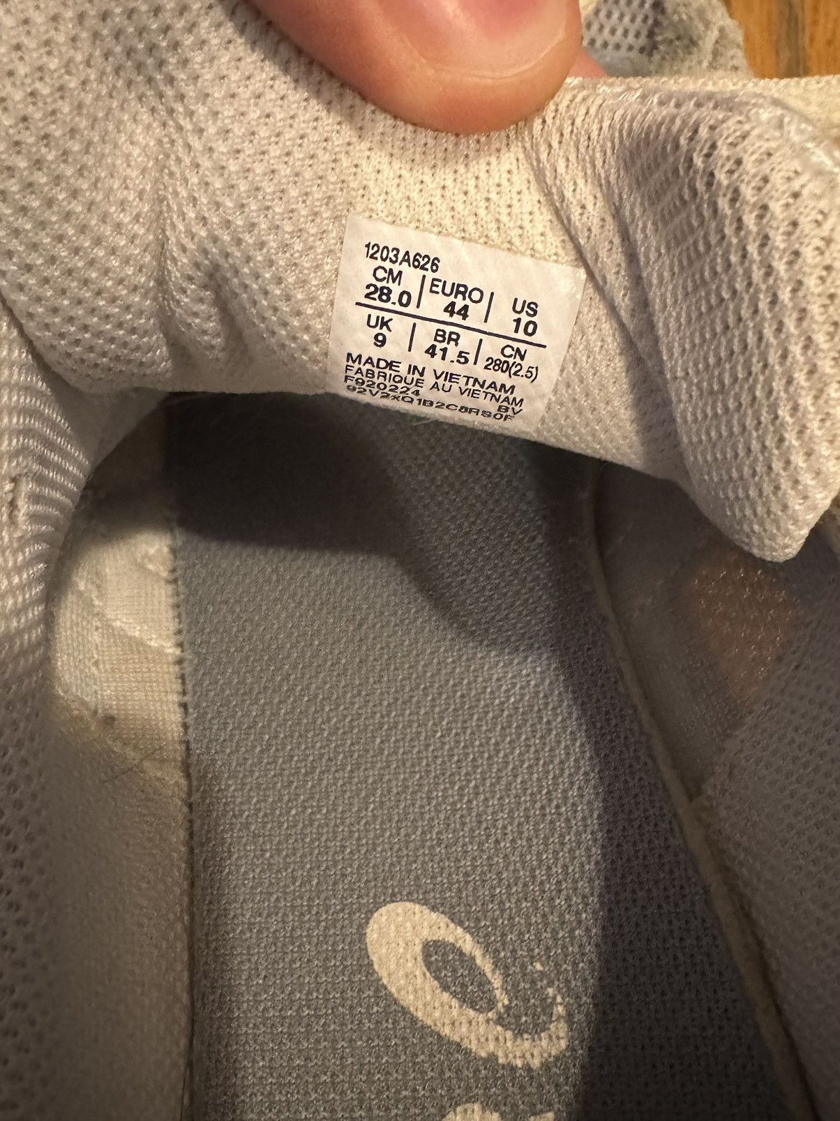 Asics Asics Gel-1130 Icy Blue White Size US 10 / EU 43 - 6 Thumbnail