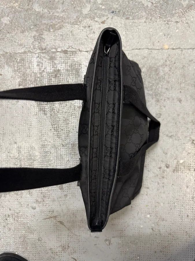 Gucci 2000s Gucci Black Monogram Handle Bag Size ONE SIZE - 9 Thumbnail
